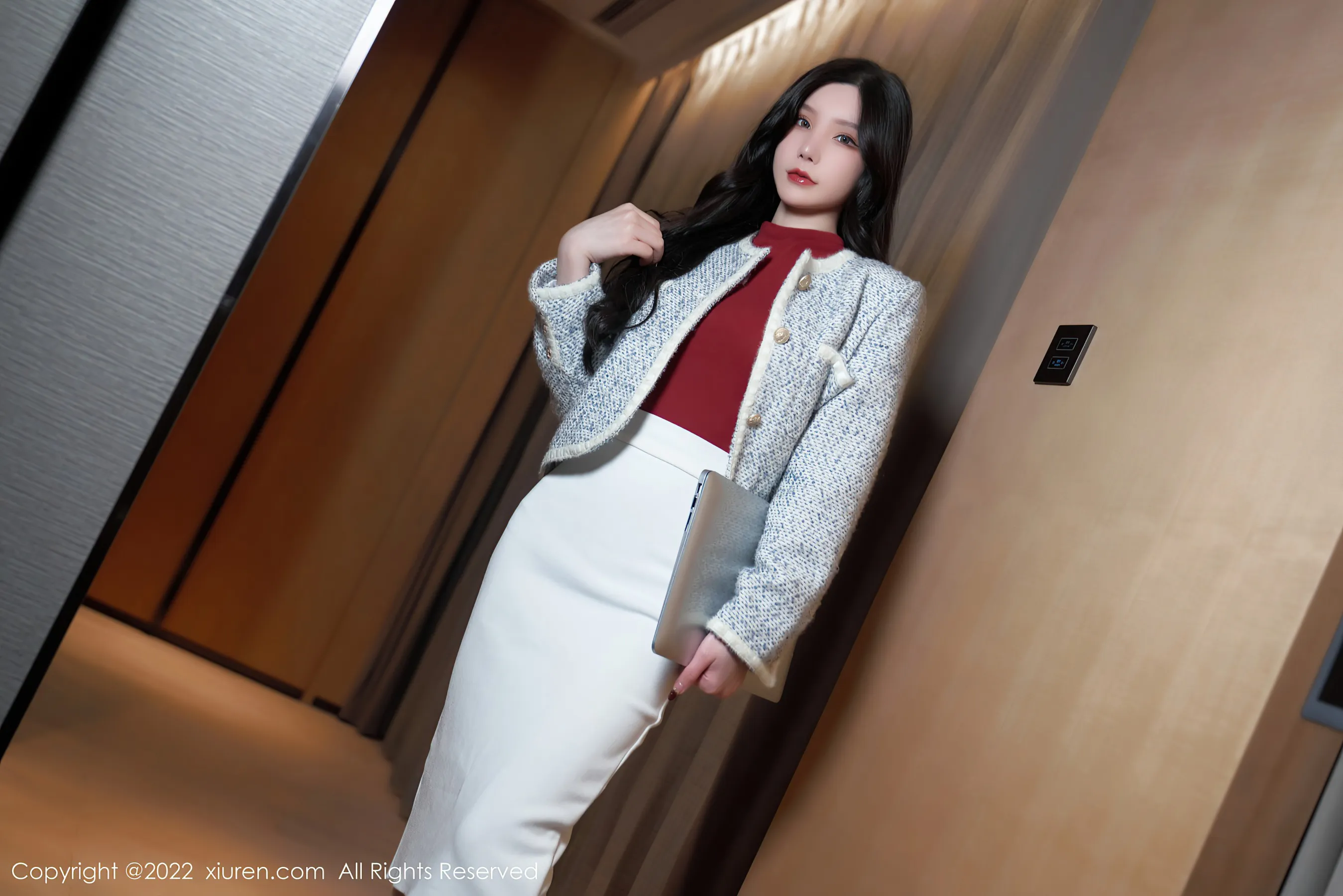 秀人网 No.4728 周于希Sally 丝袜美臀职场写真插图7