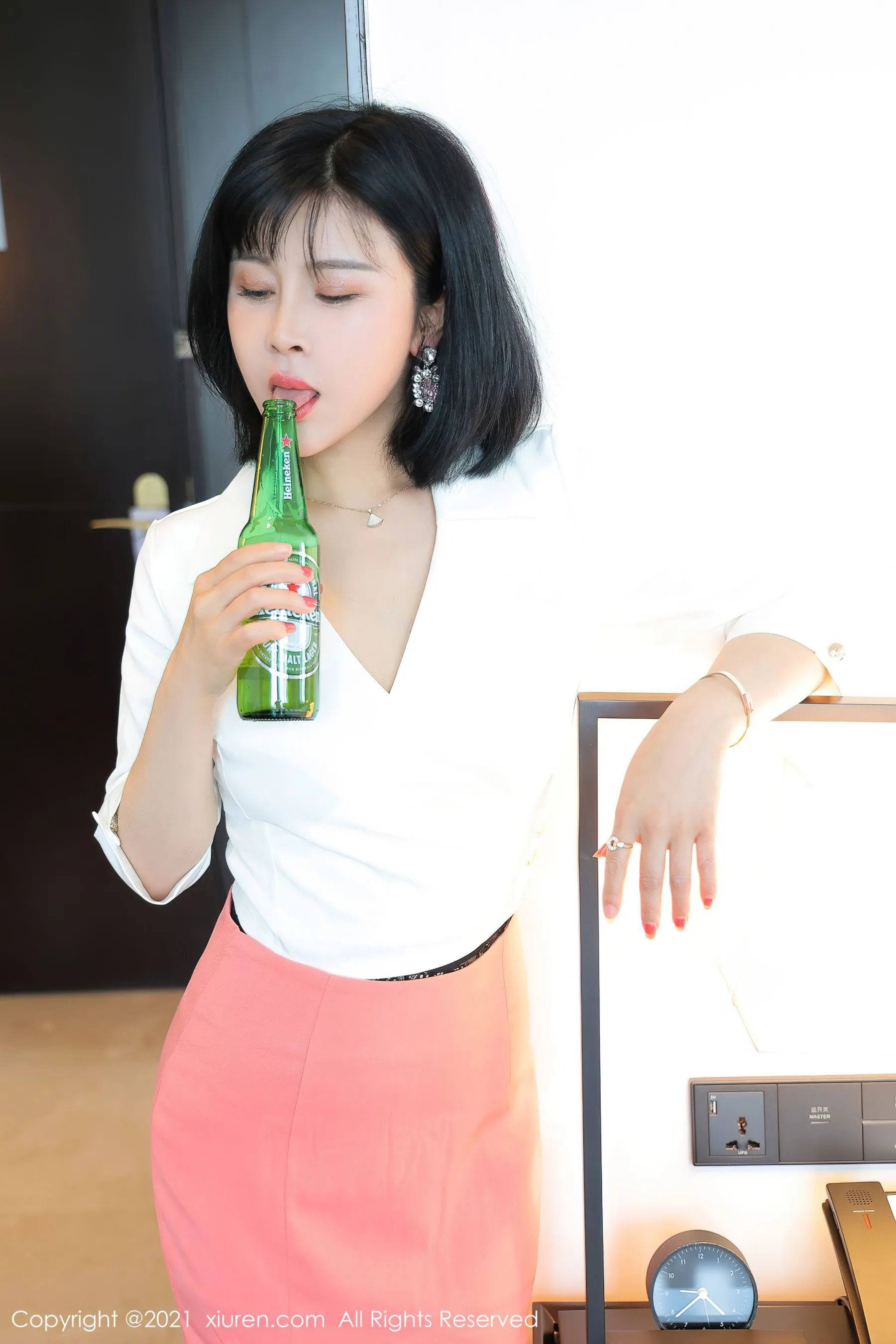 秀人 No.4047 乖乖小野喵&Lucky沈欢欣插图4