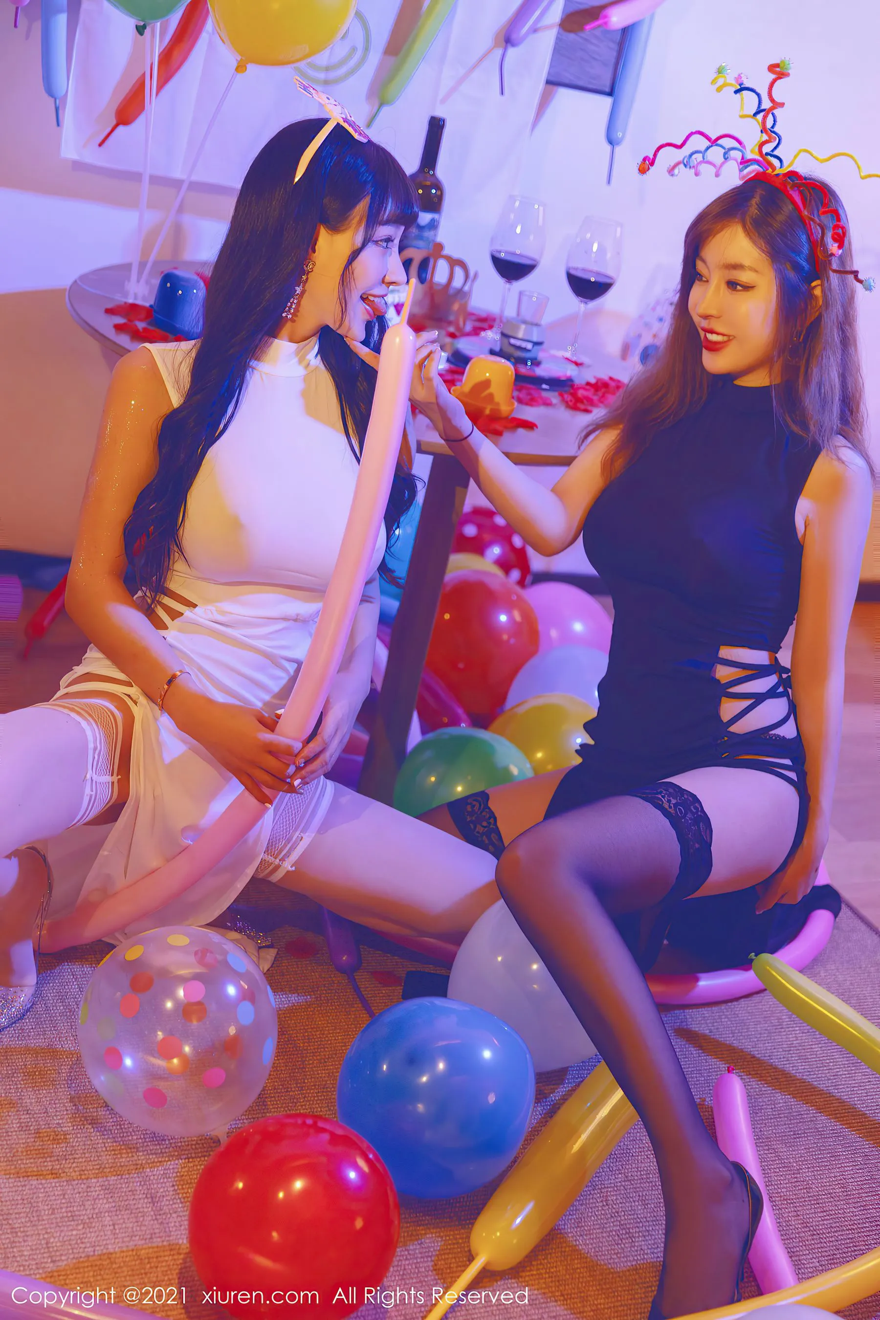 秀人 No.4025 朱可儿Flower、王雨纯插图2