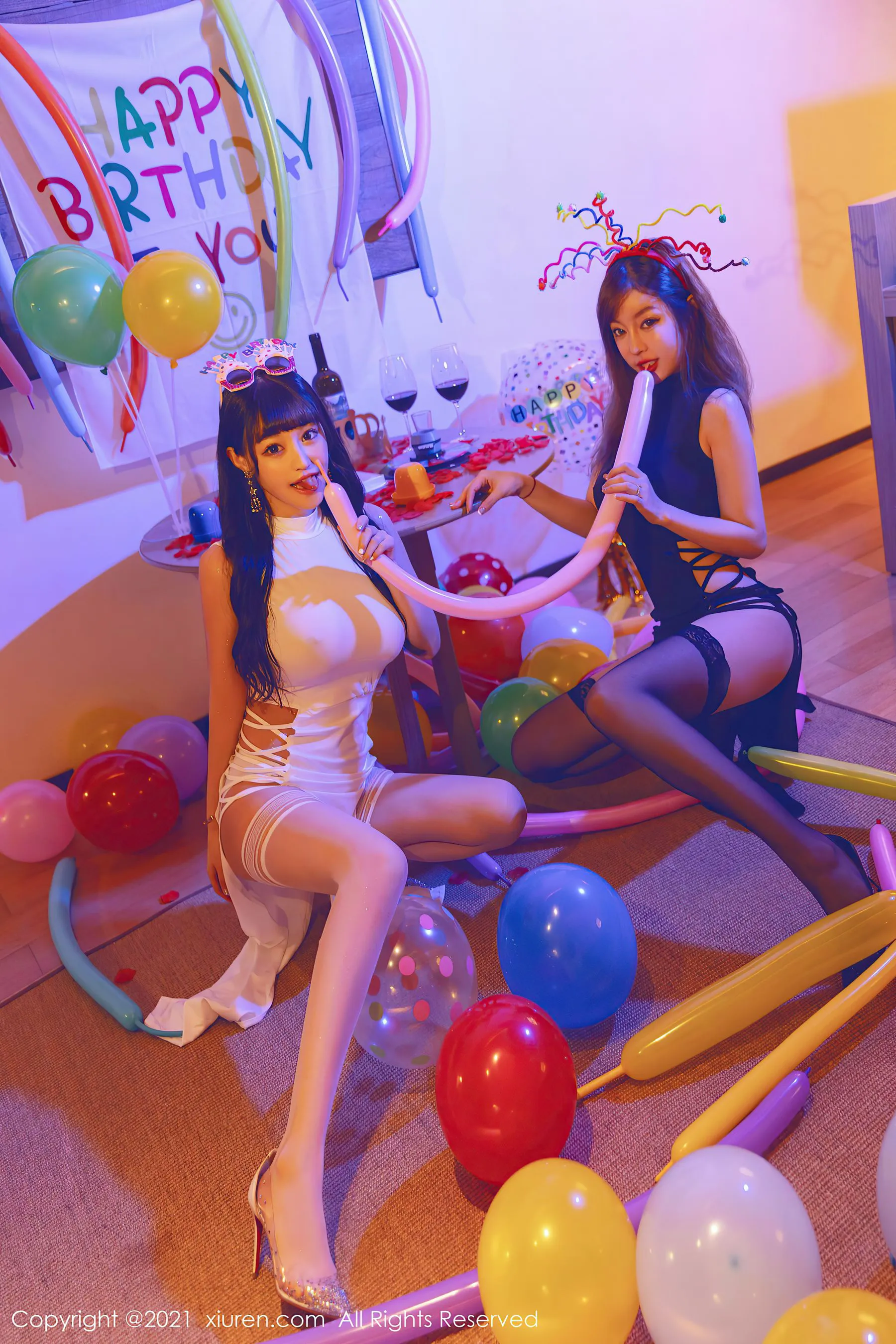 秀人 No.4025 朱可儿Flower、王雨纯插图3