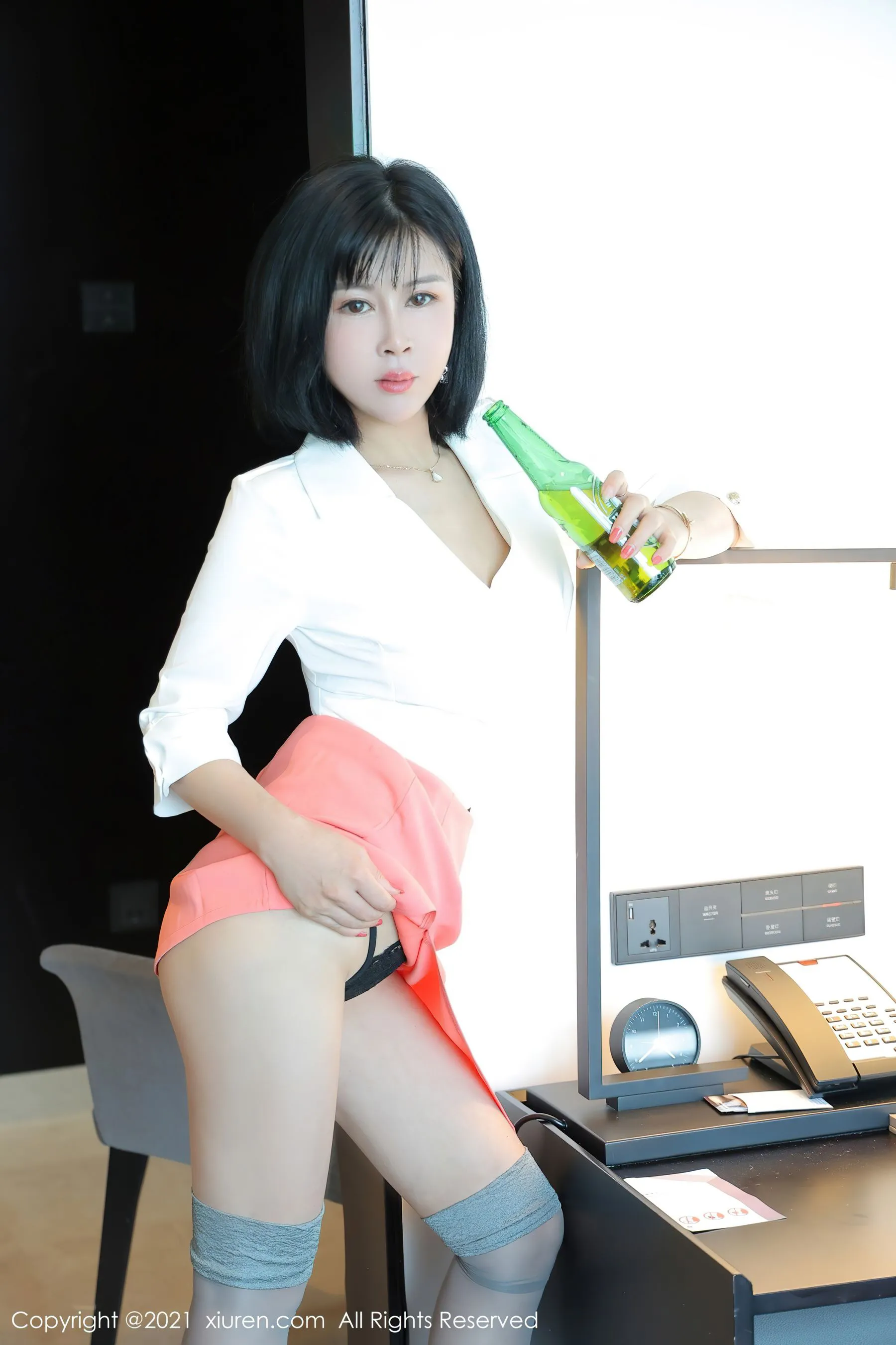 秀人 No.4047 乖乖小野喵&Lucky沈欢欣插图5