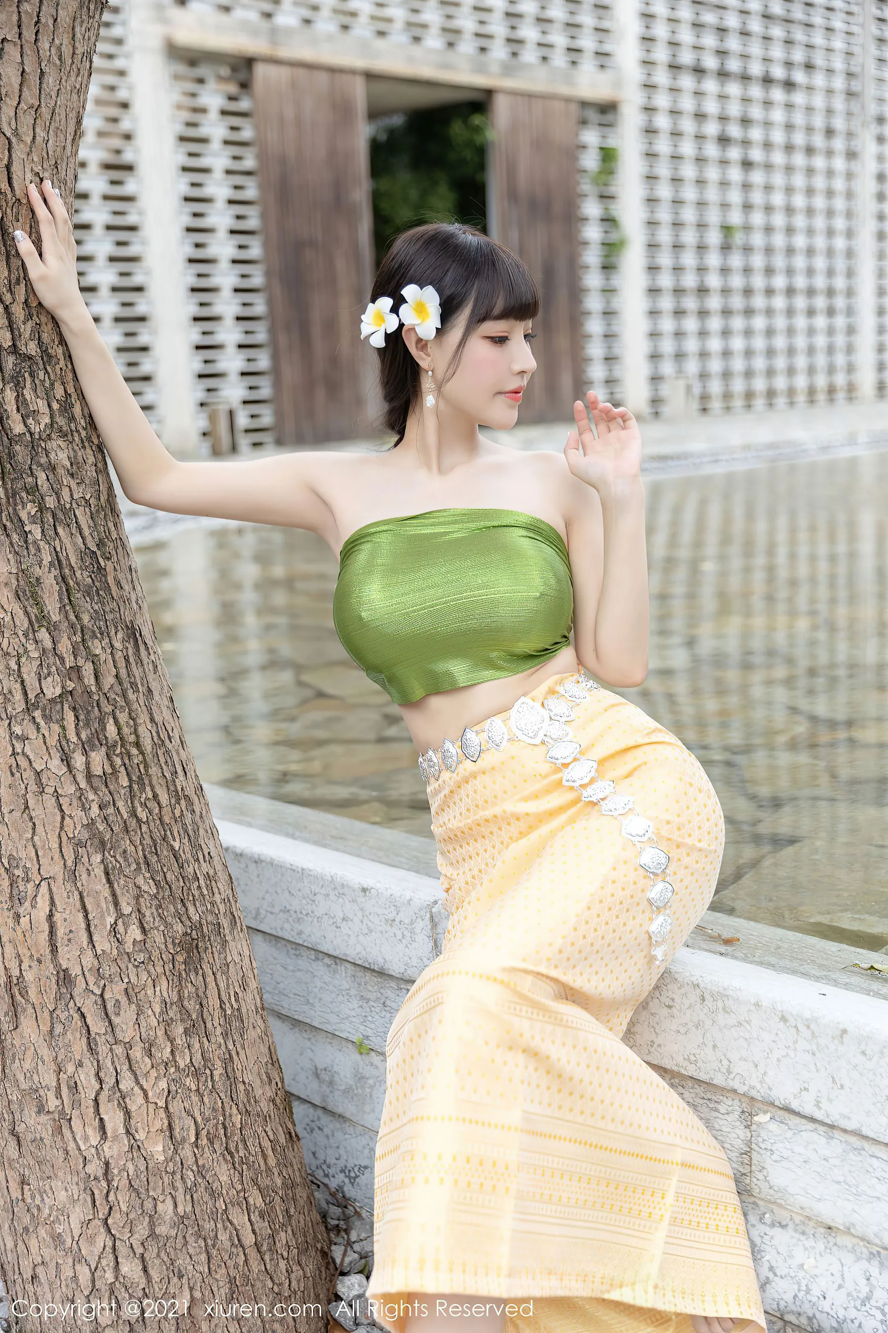 秀人 No.3971 朱可儿Flower插图1