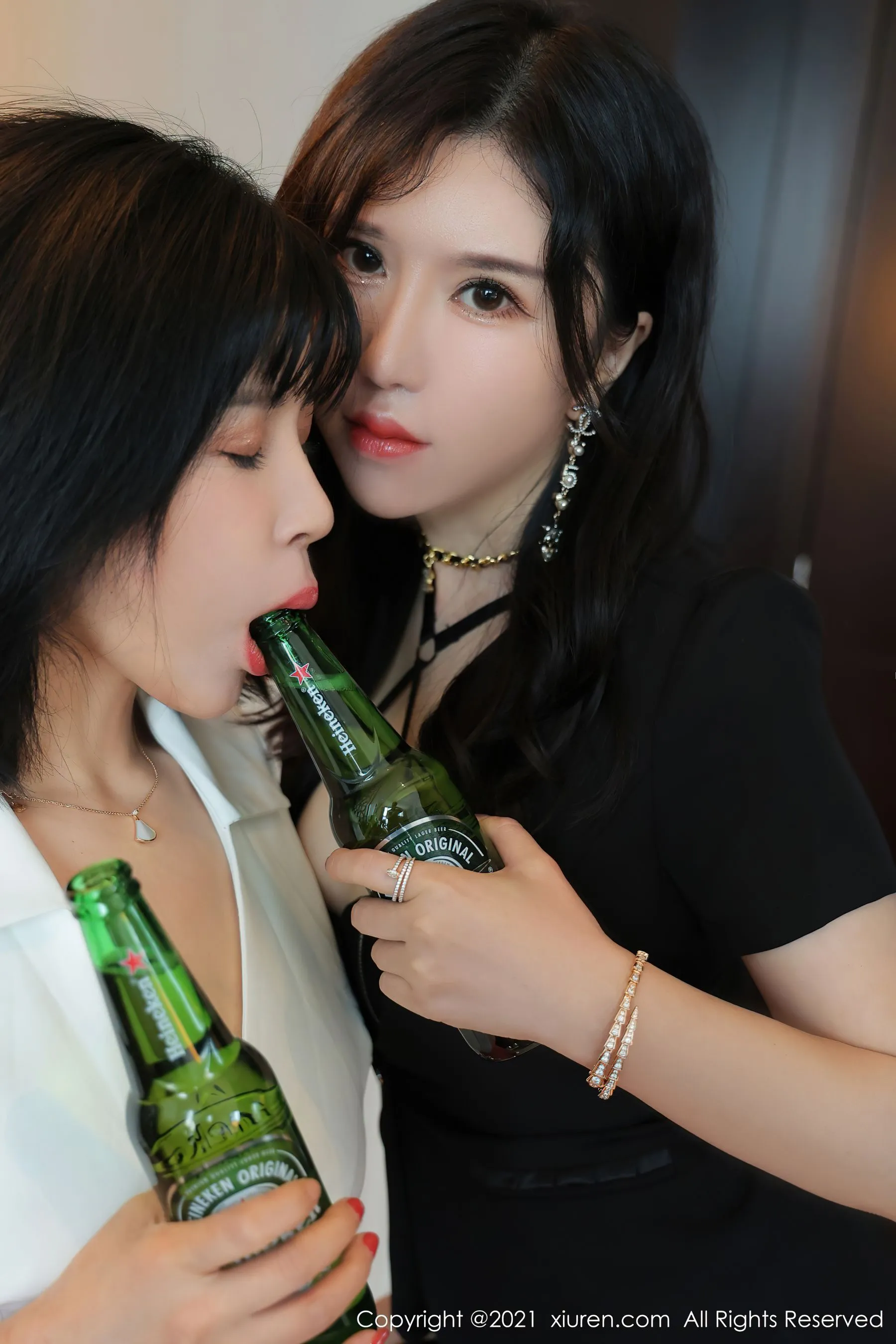 秀人 No.4047 乖乖小野喵&Lucky沈欢欣插图2