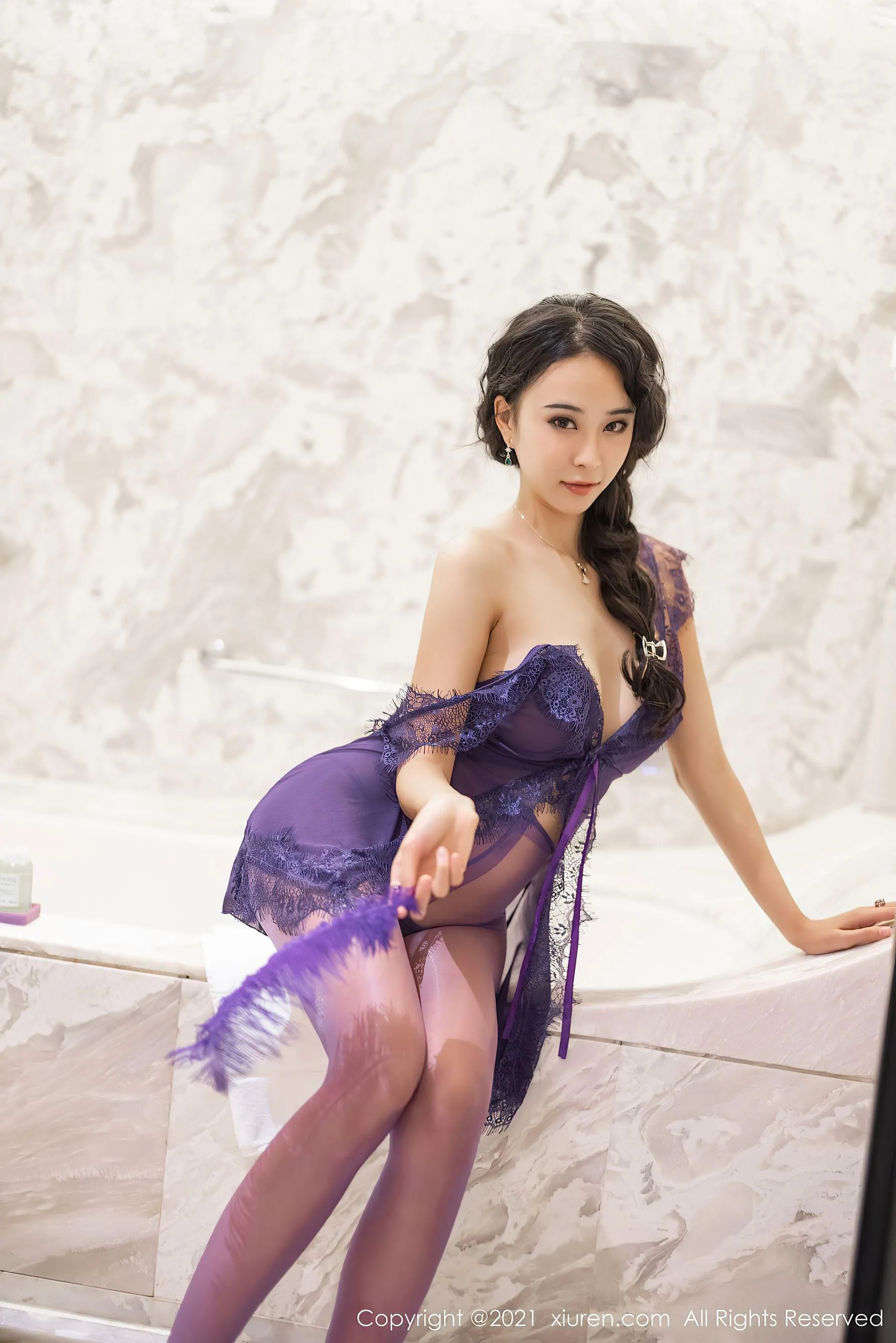 秀人 No.3555 蓝夏Akasha插图7