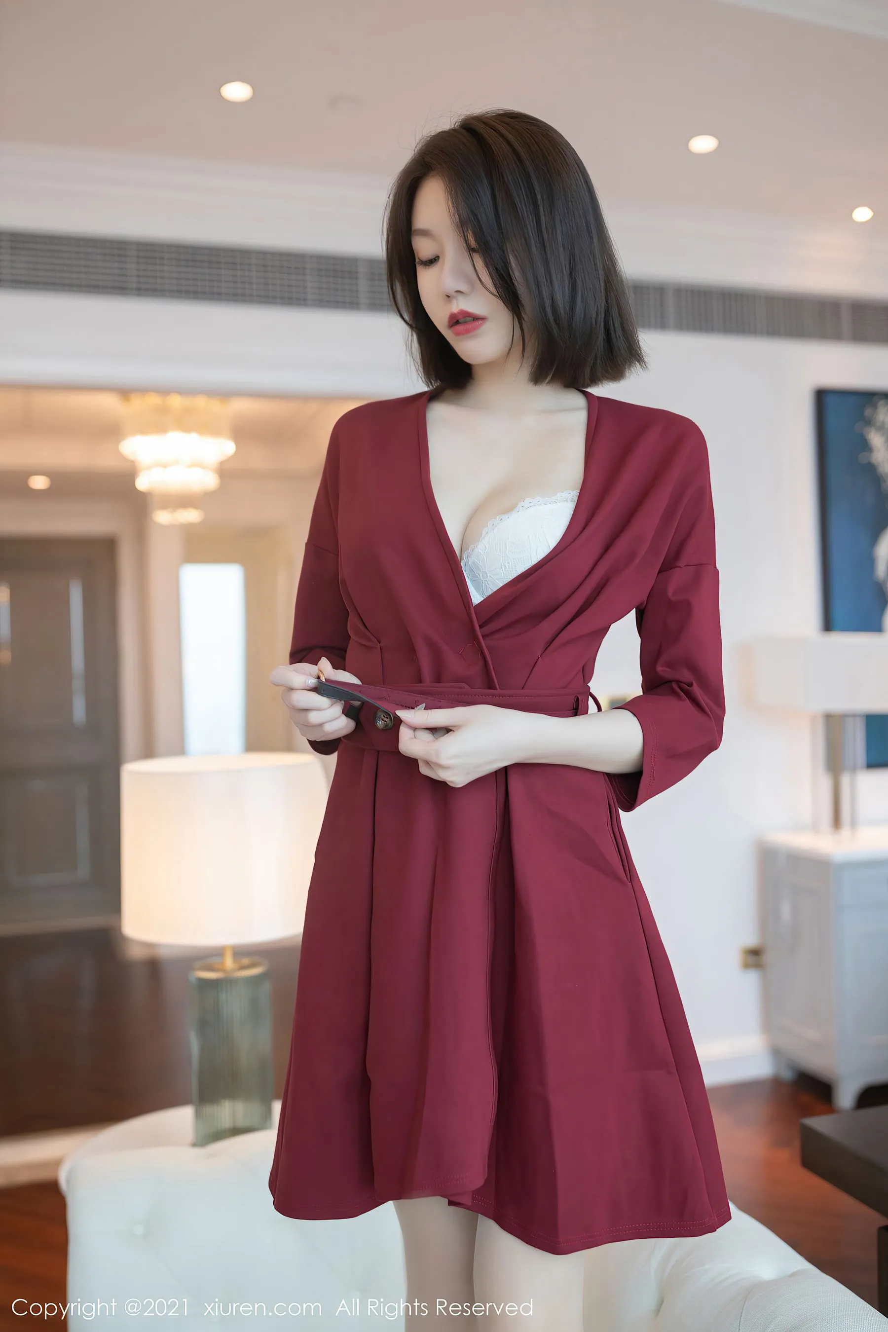 秀人 No.3668 安然Maleah插图5