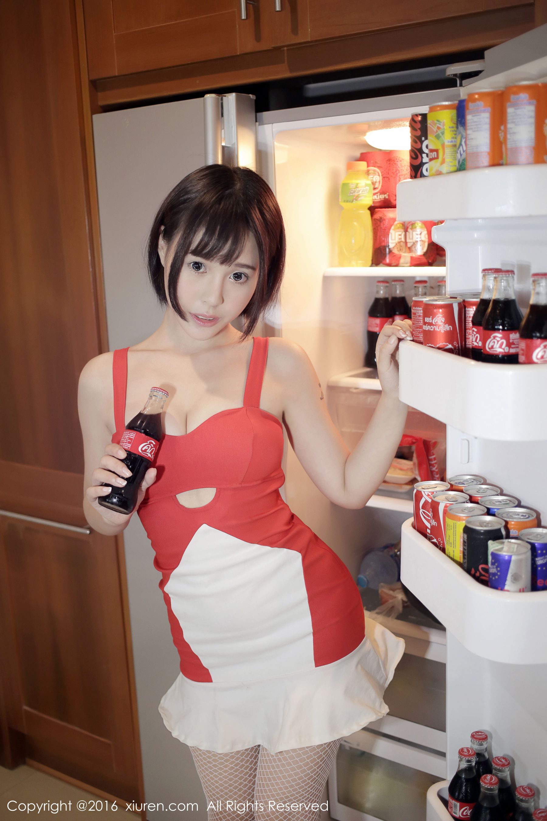 Evelyn艾莉《小红裙》 秀人网 No.665插图7