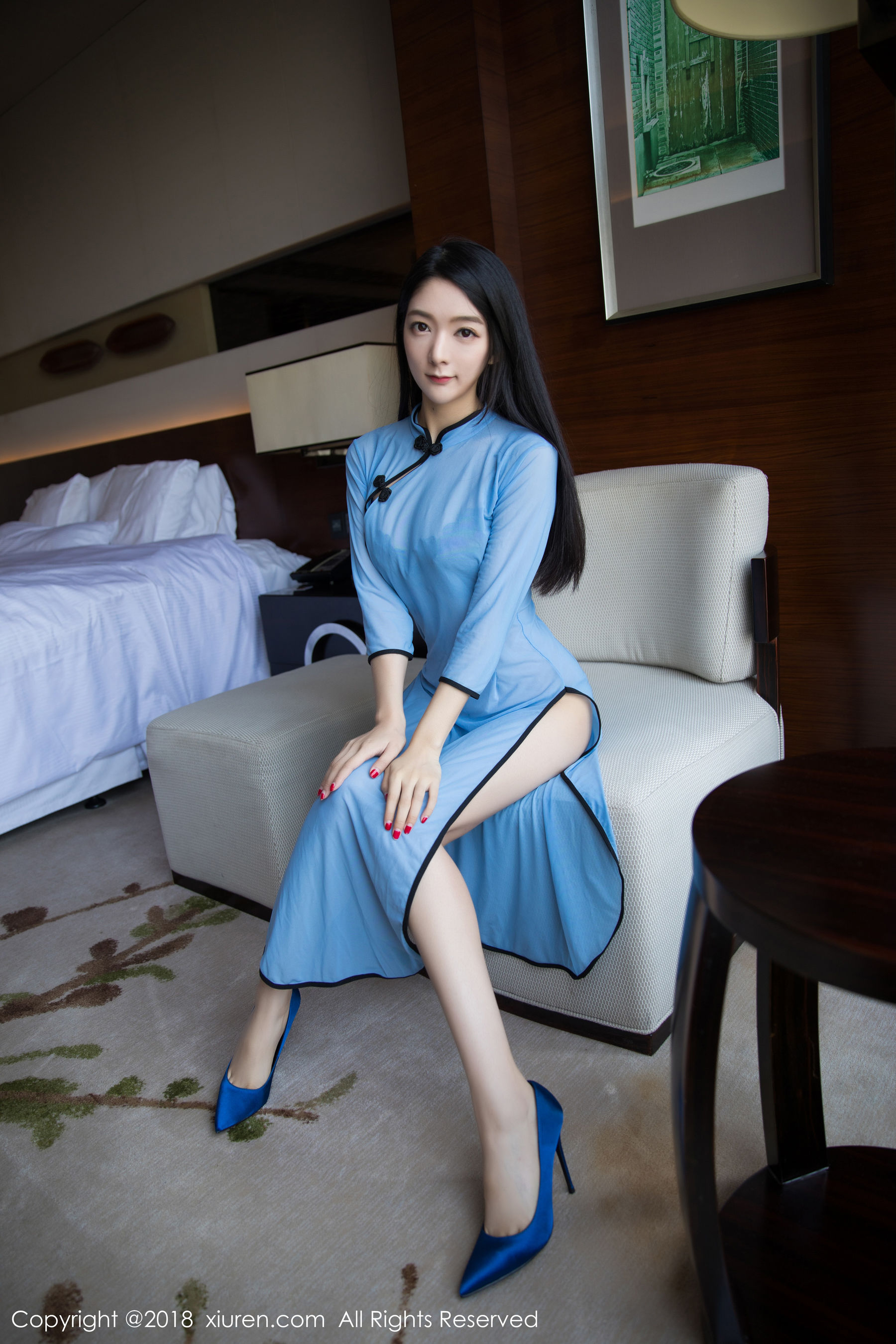 秀人 No.1241 Angela喜欢猫插图5