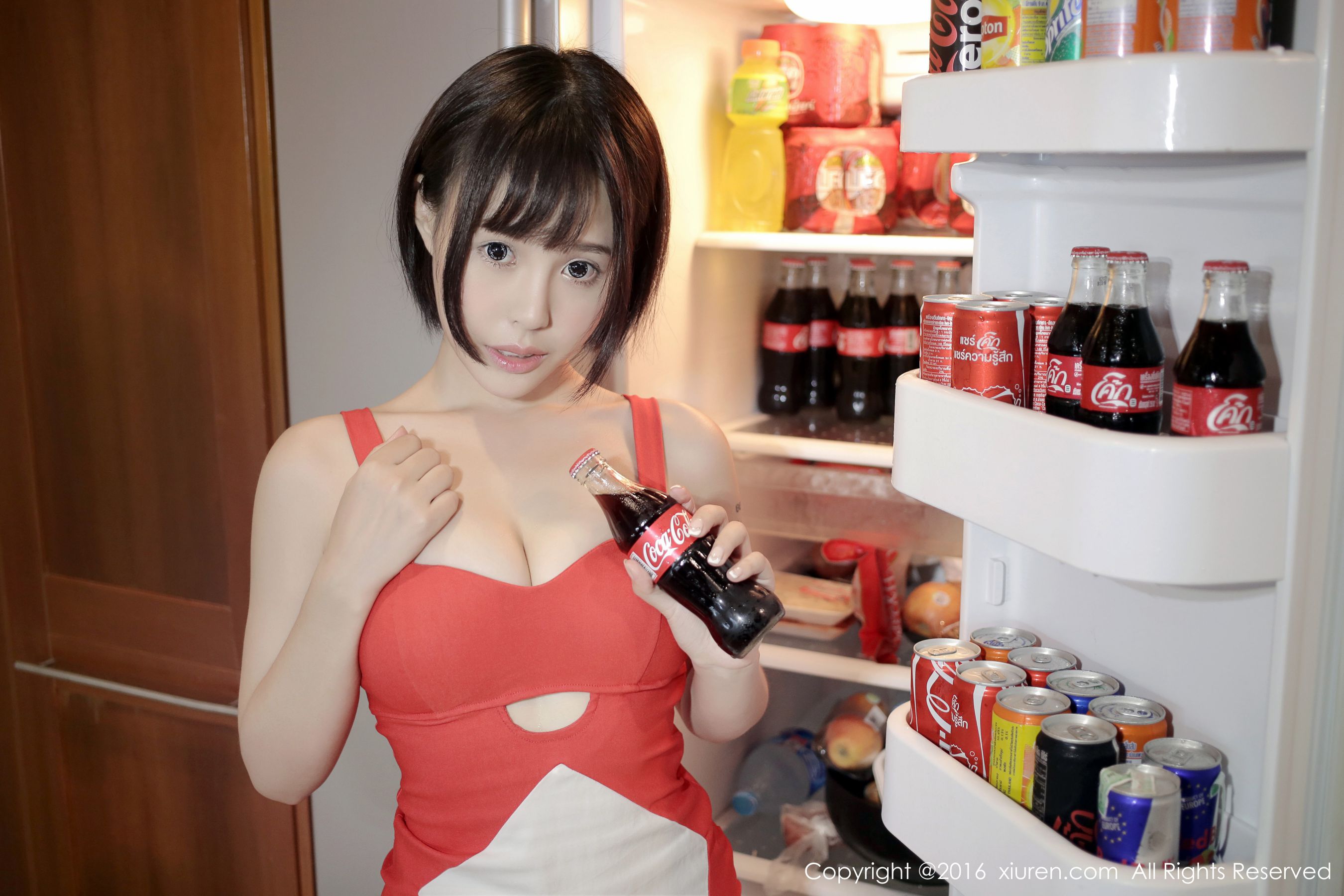 Evelyn艾莉《小红裙》 秀人网 No.665插图6