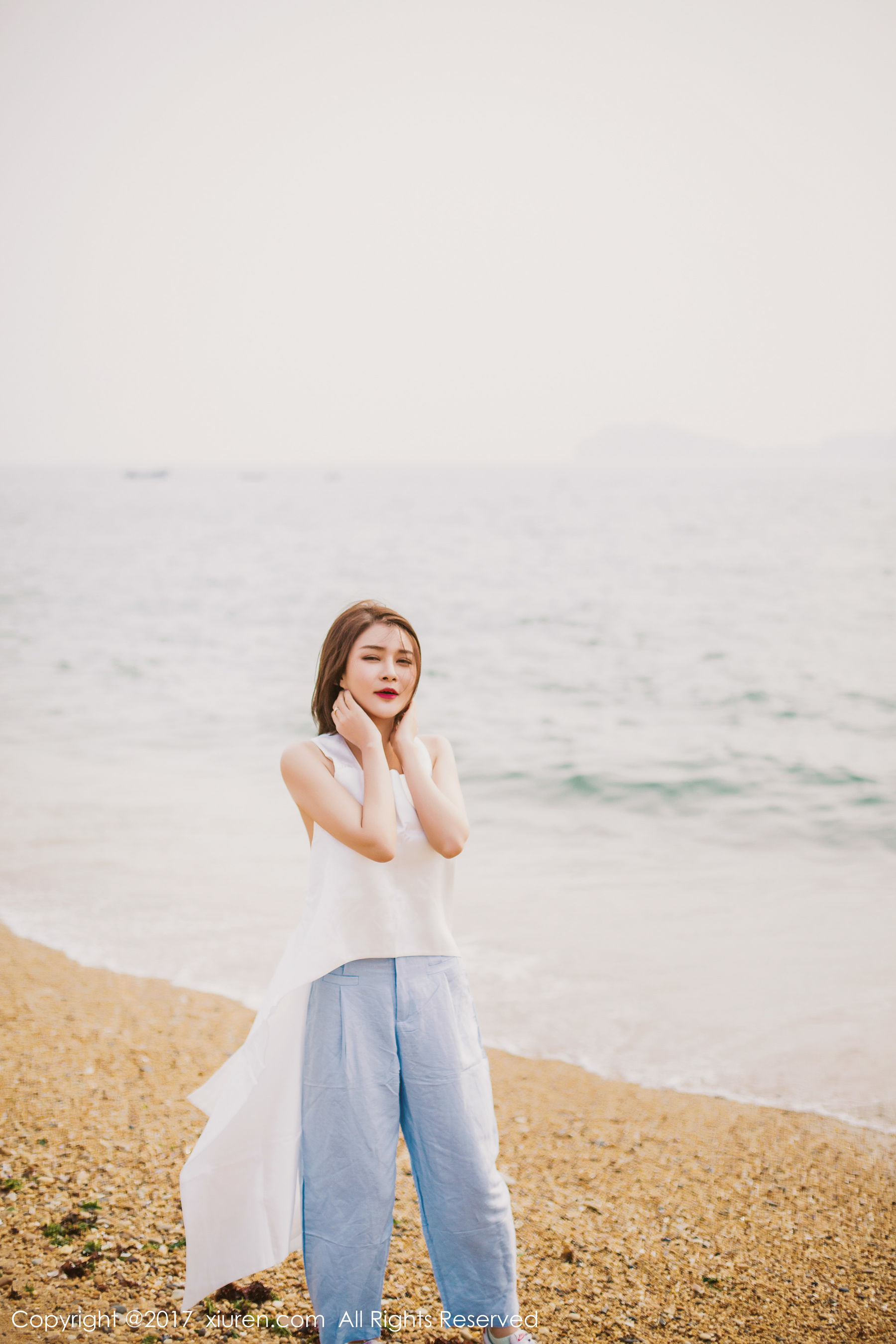 廿十(凯竹)《海边唯美风+性感室内》 秀人 NO.879插图6