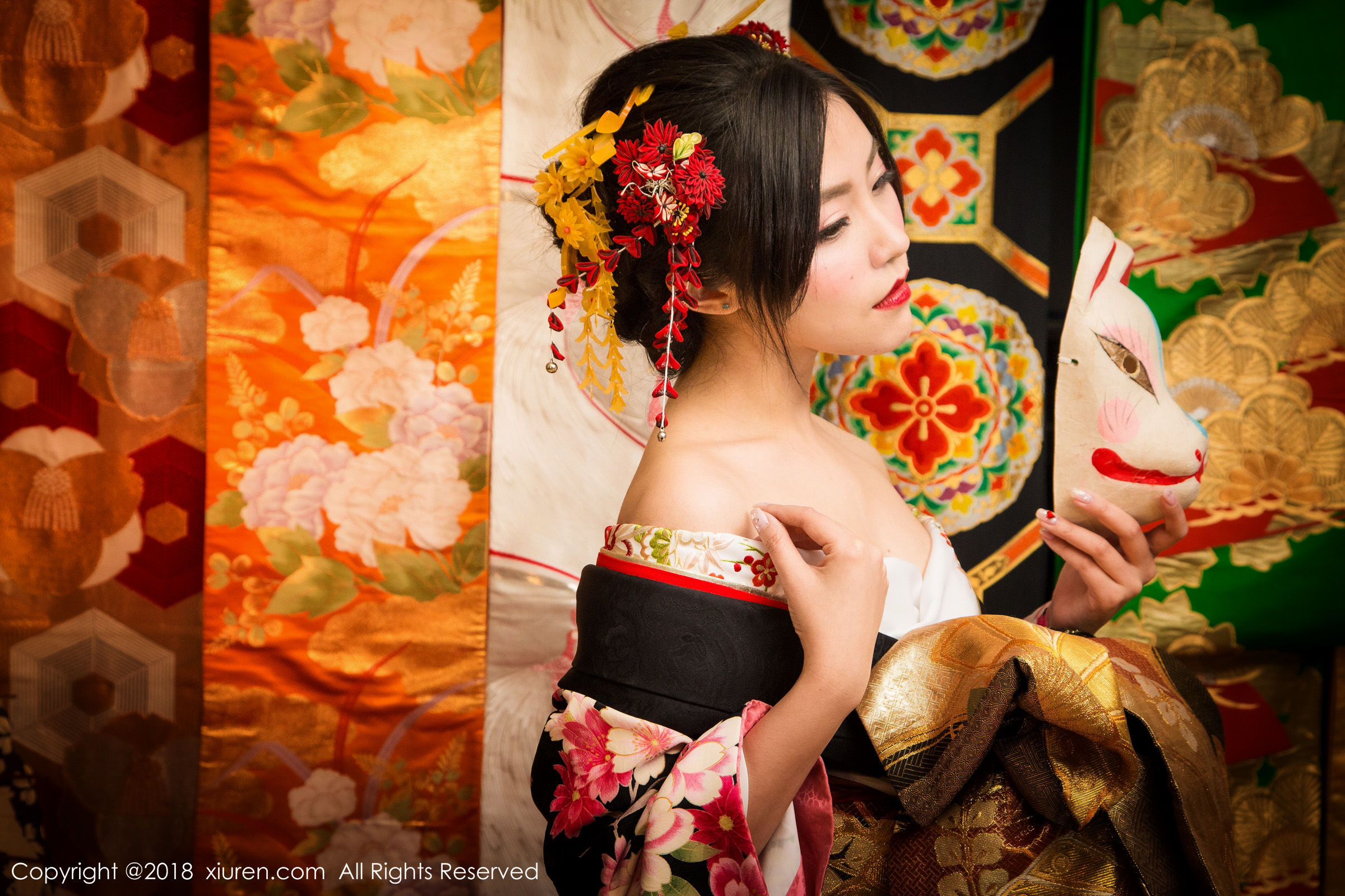 许诺Sabrina《花魁》 秀人 No.930插图7