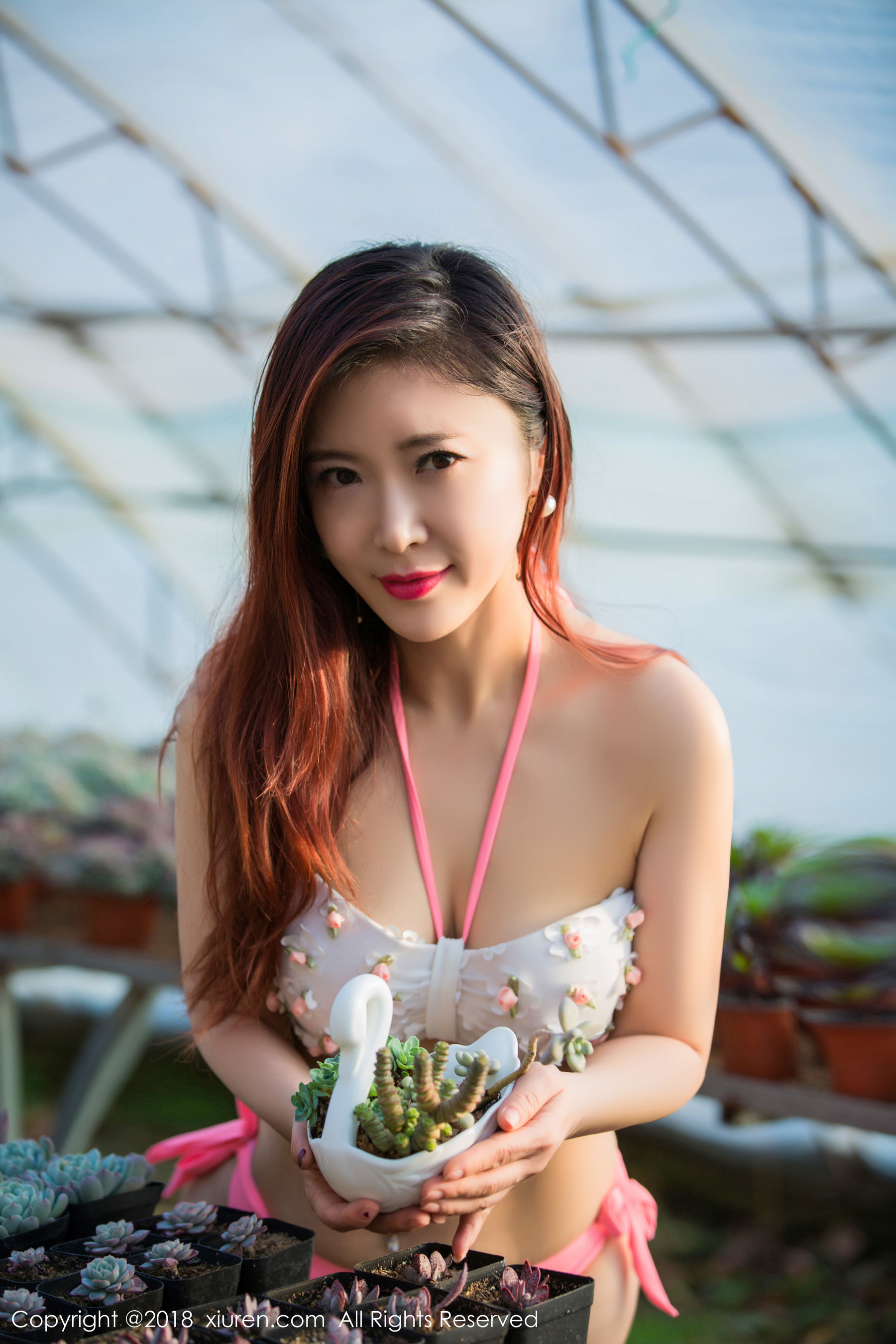 西希白兔《花房》 秀人 No.924插图5