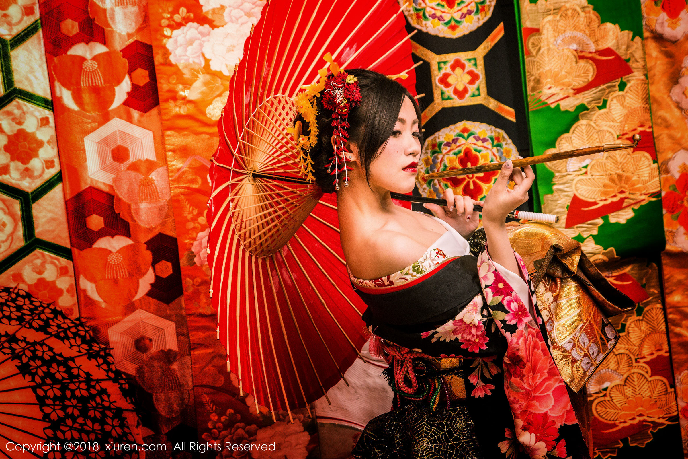 许诺Sabrina《花魁》 秀人 No.930插图5