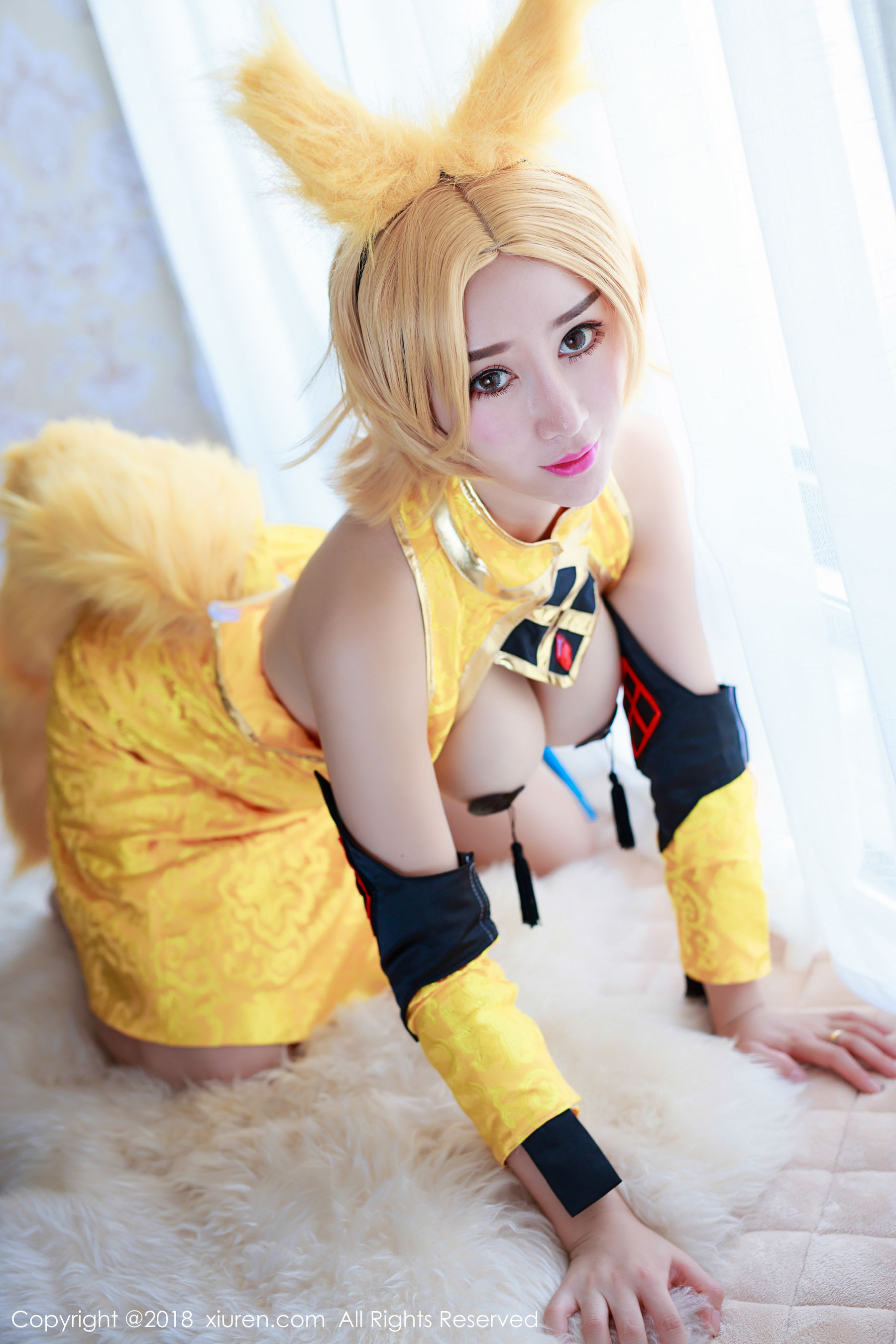 邹晶晶女王《王者荣耀妲己COS》 秀人 No.937插图3