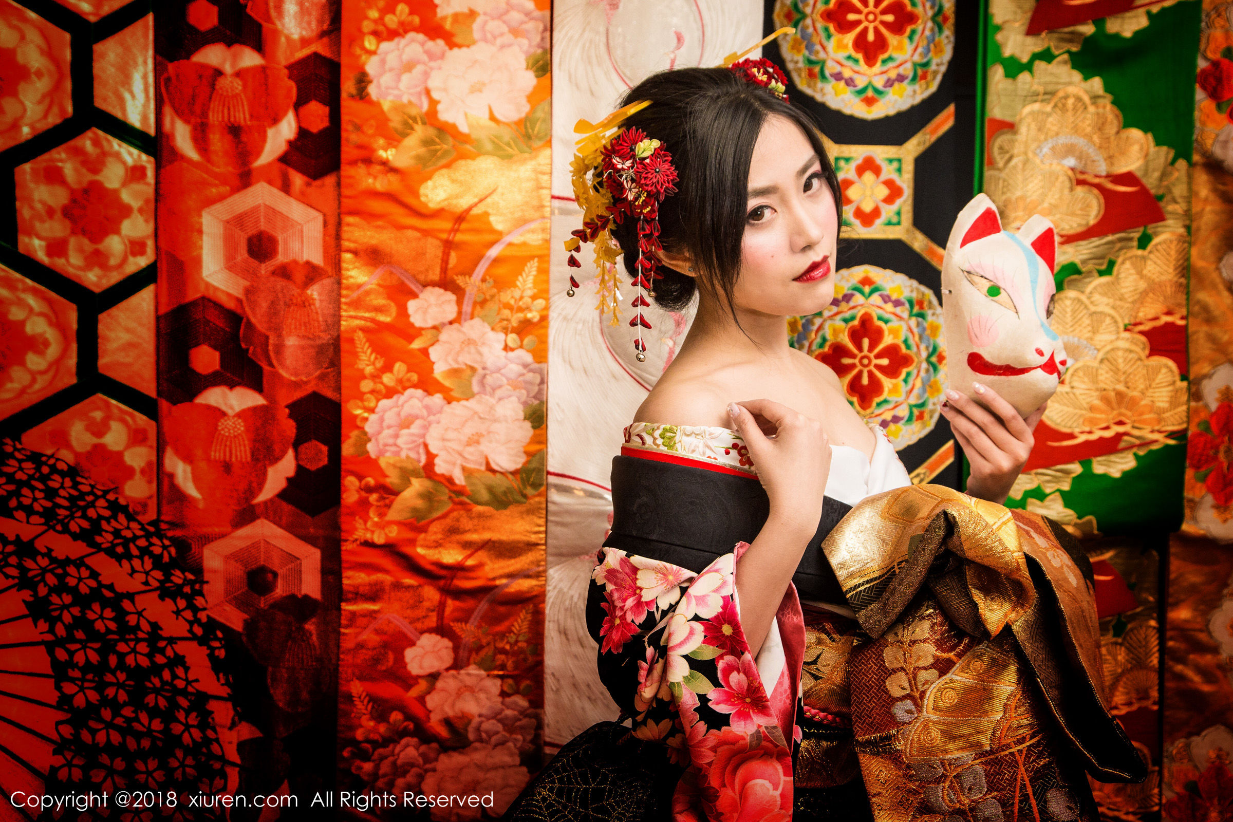 许诺Sabrina《花魁》 秀人 No.930插图6