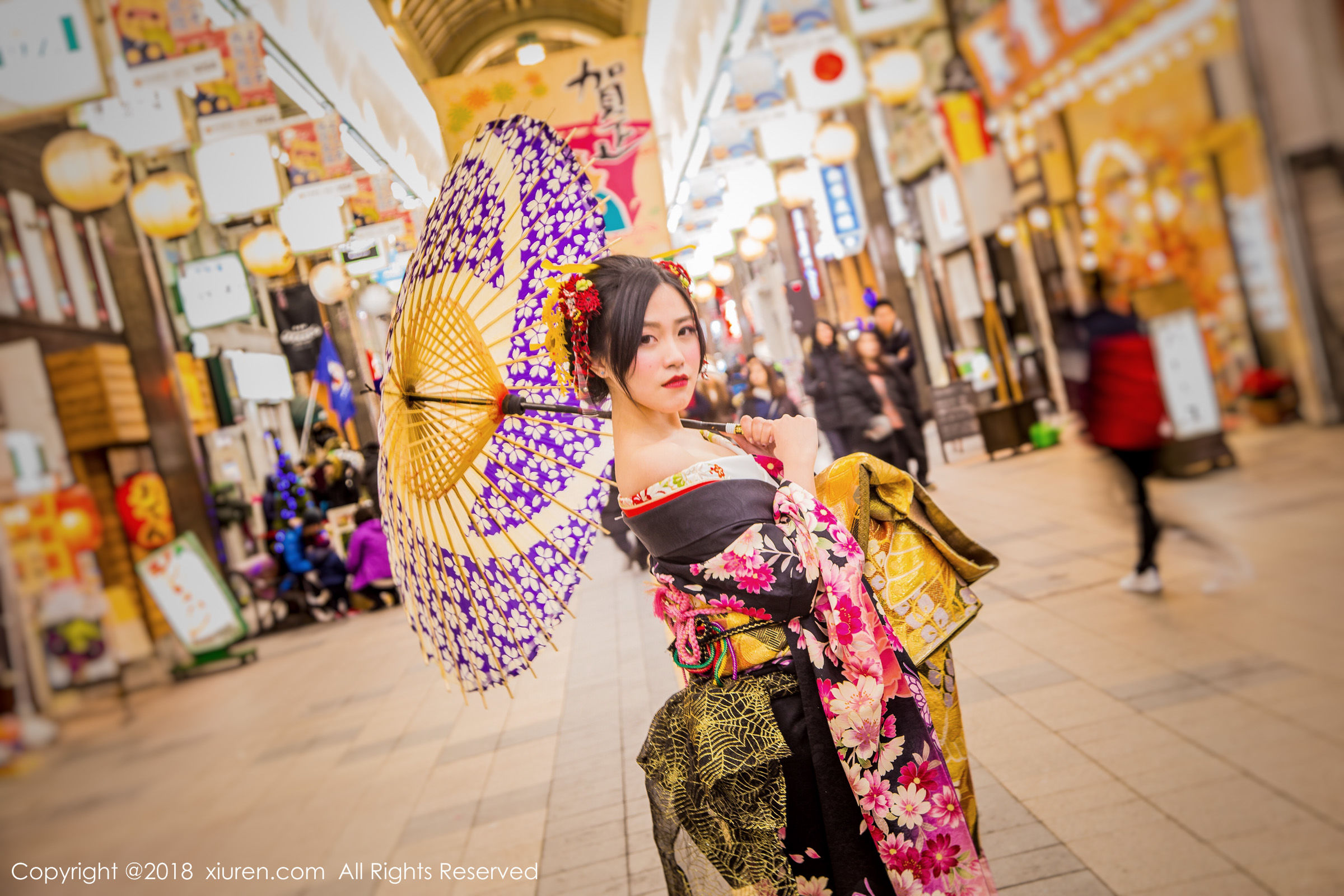 许诺Sabrina《花魁》 秀人 No.930插图2