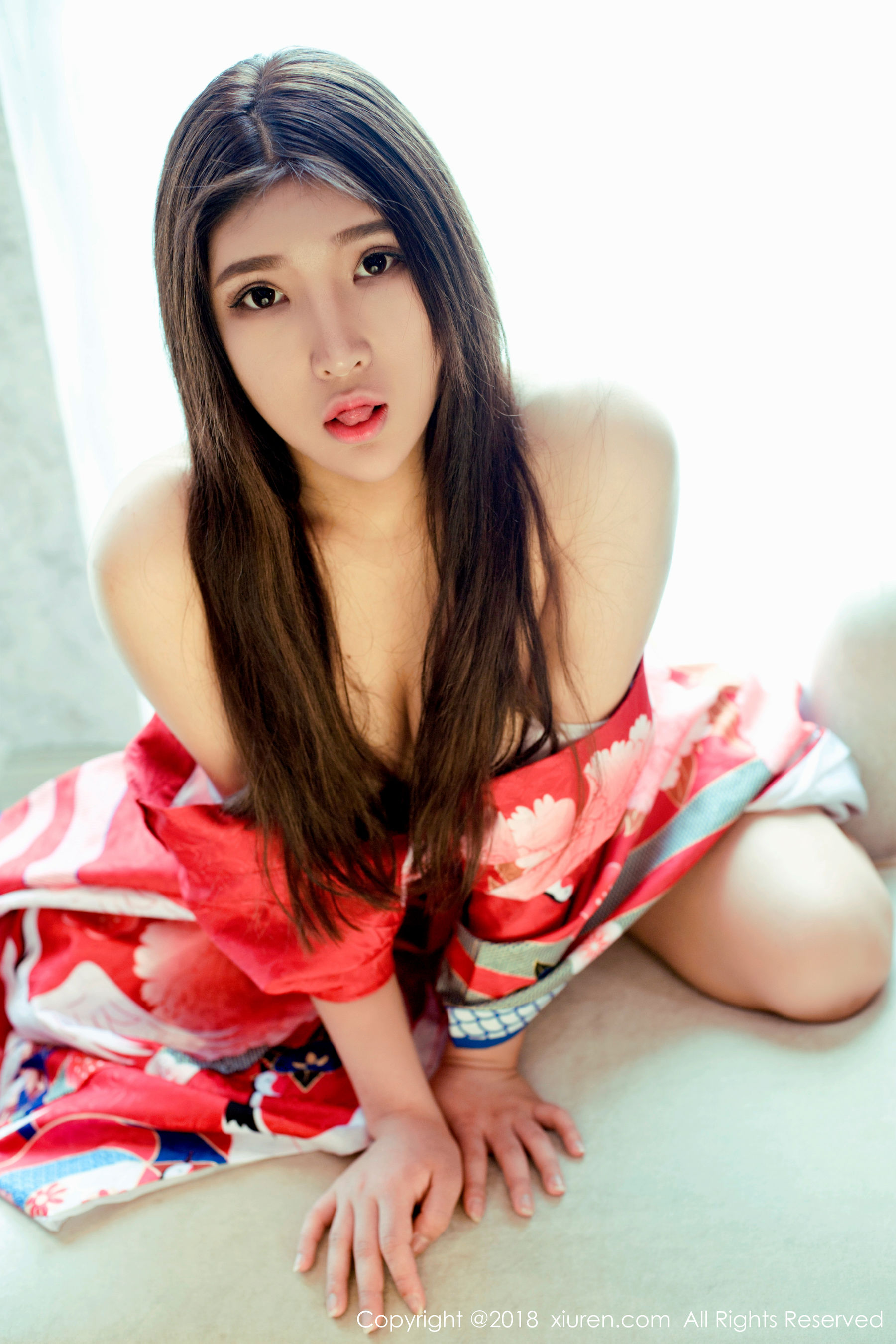 当然是小熊呀《比基尼和日本花魁和服》 秀人网XIUREN No.973插图4