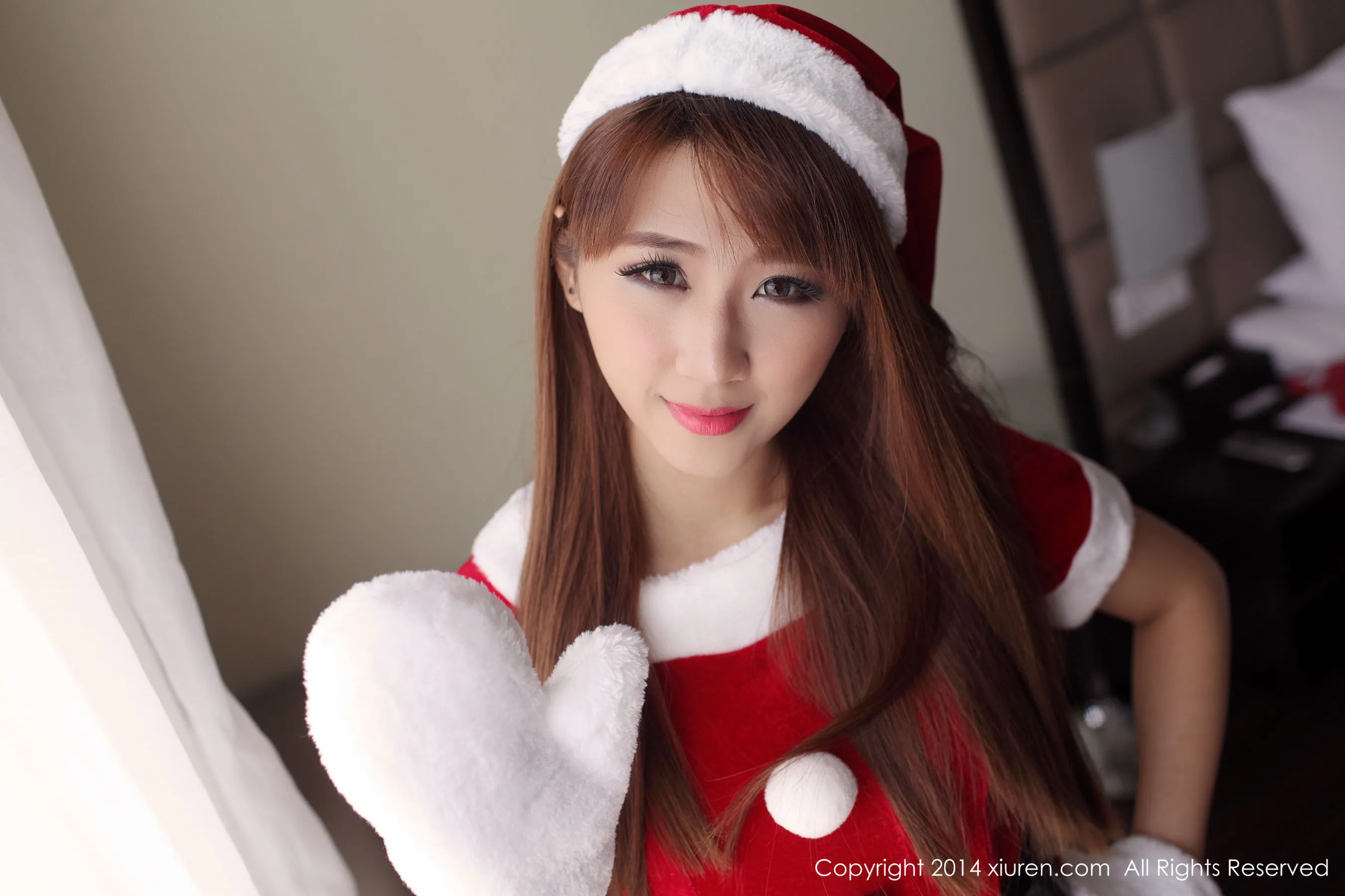 区静瑶《小女生yoyo》 秀人网 No.091插图3