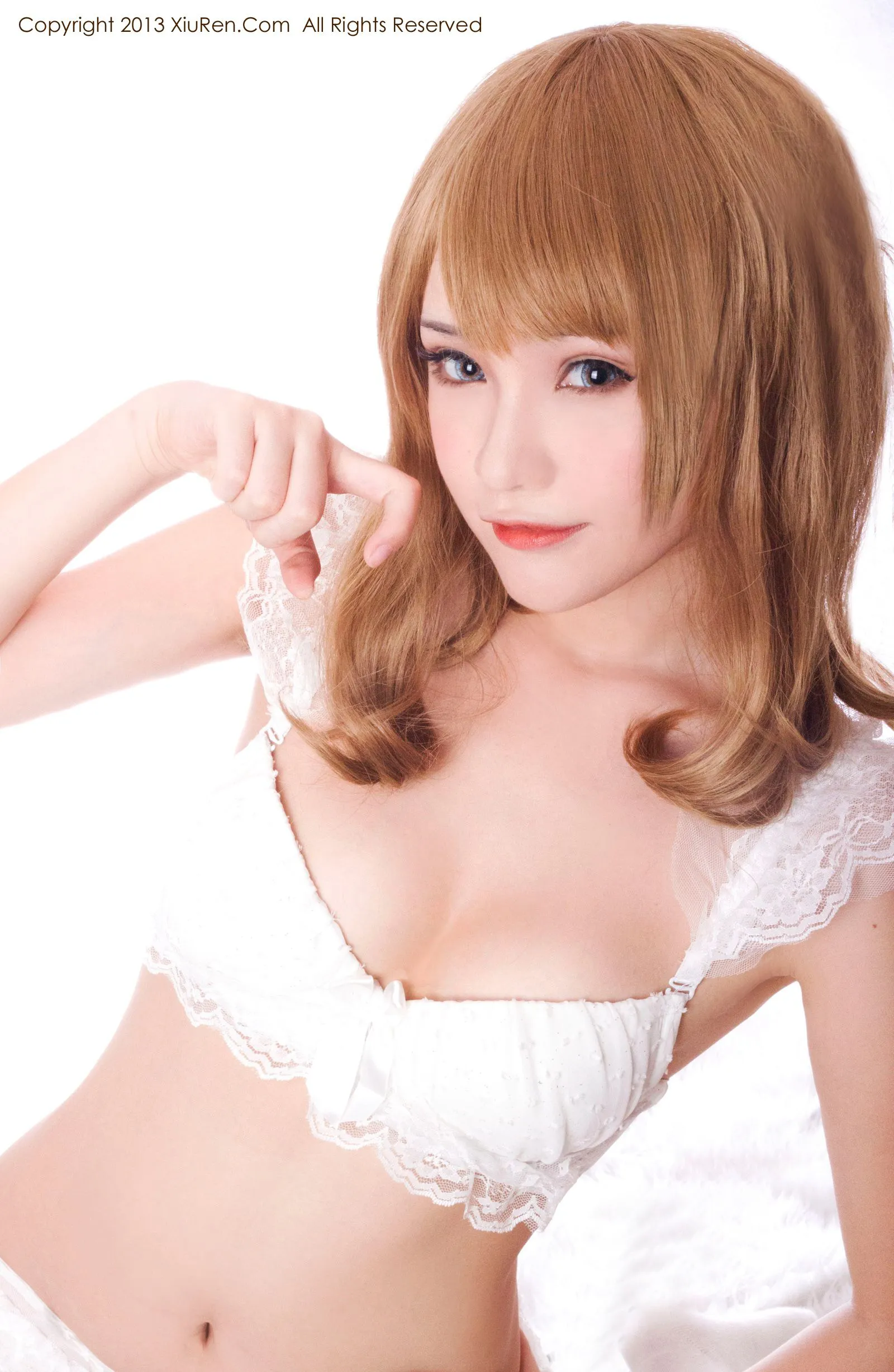 萌主@千夜未来《小蕾丝私房系列》 秀人网 No.012插图2