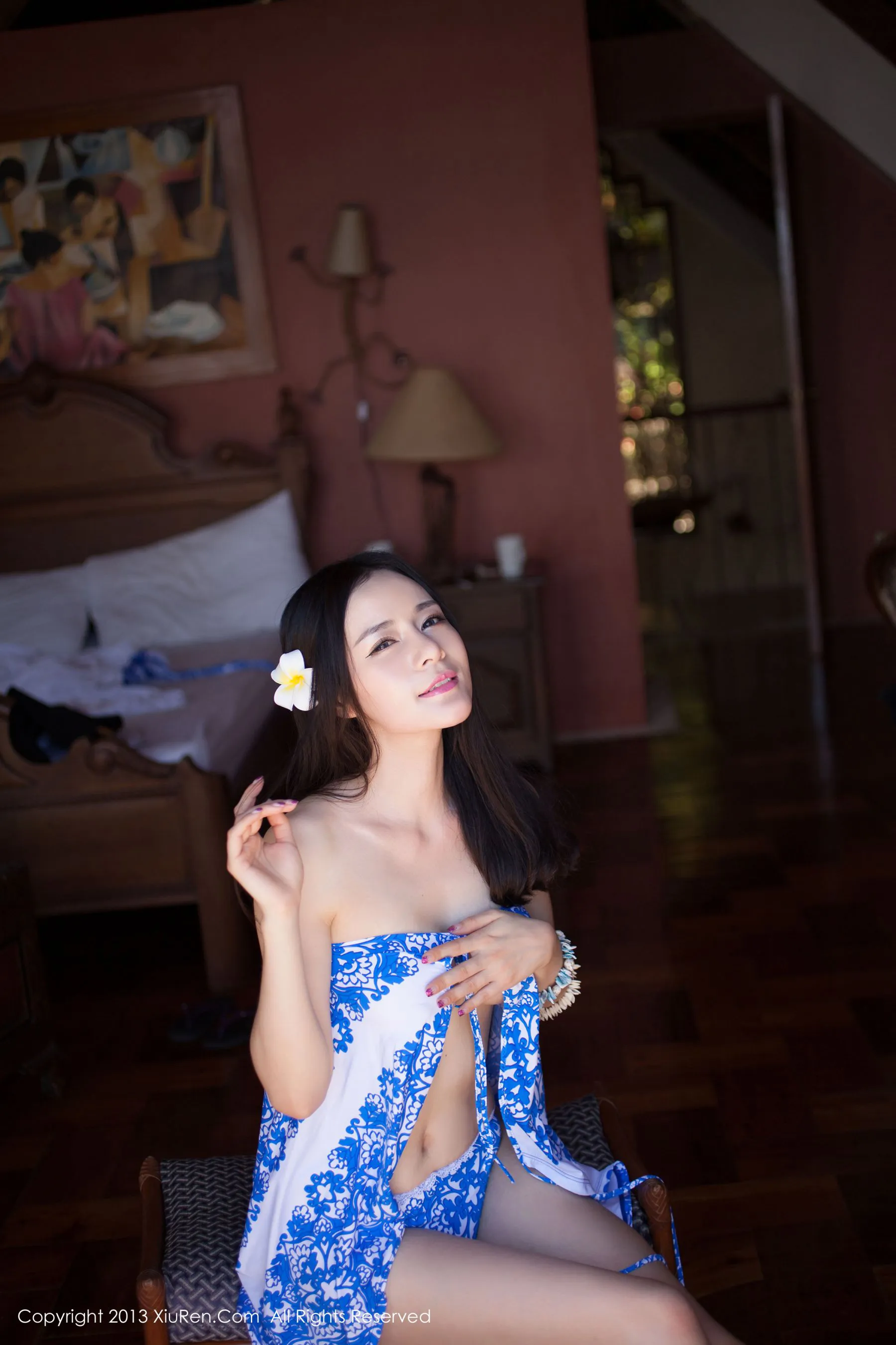 nancy小姿 &海边唯美比基尼系列 秀人网 No.069插图8