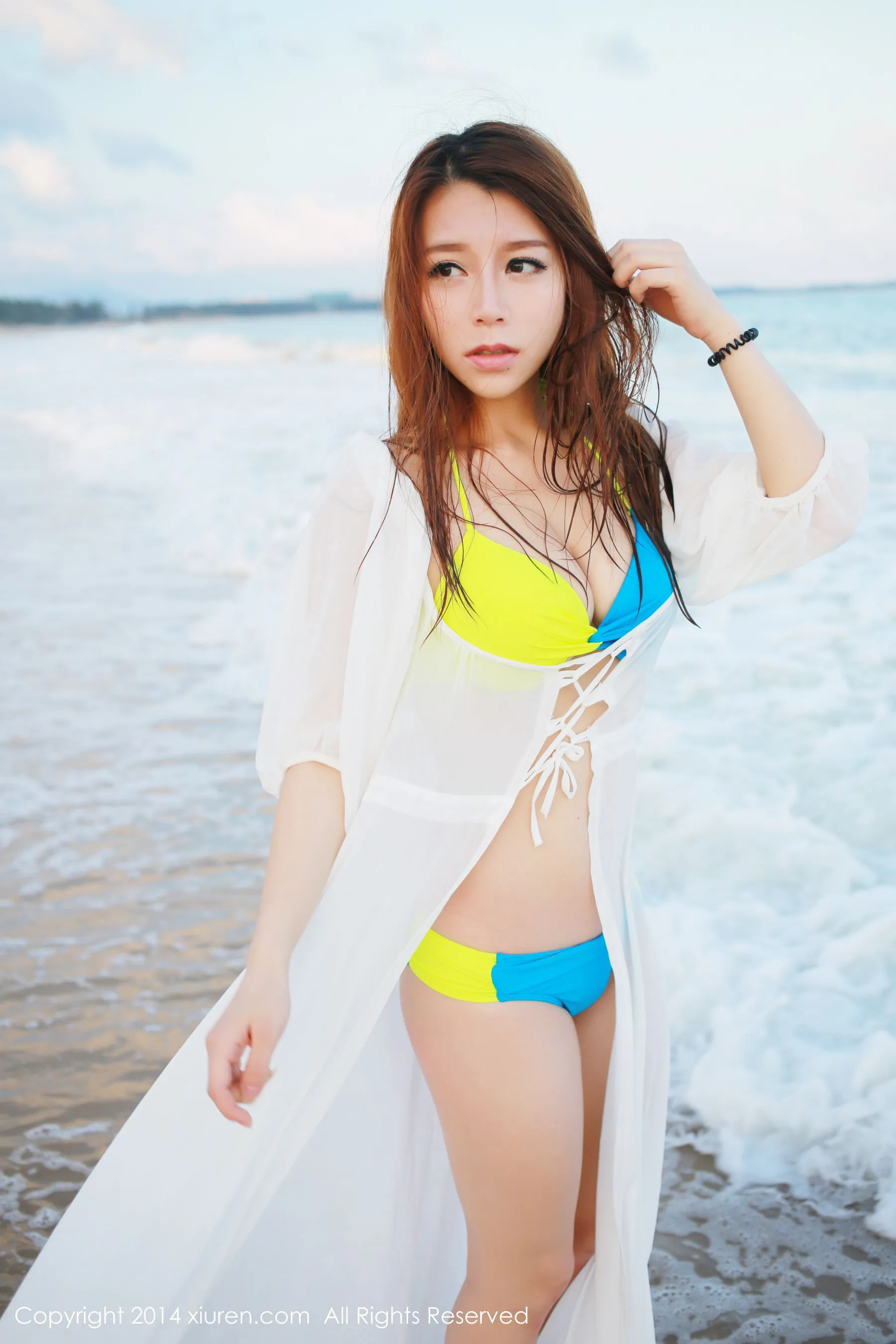 Vetiver嘉宝贝儿《三亚海边风情》 秀人网 No.165插图6