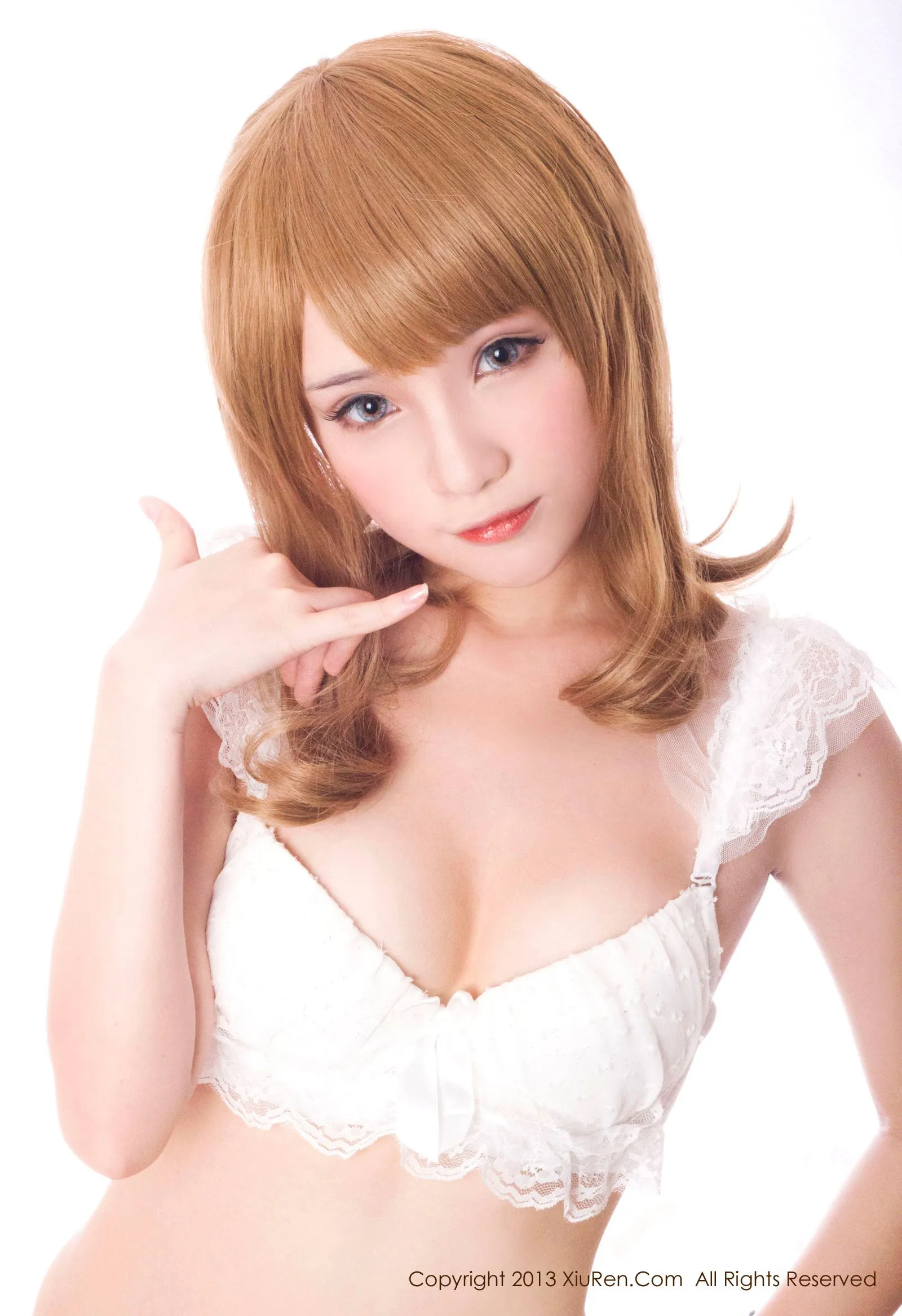 萌主@千夜未来《小蕾丝私房系列》 秀人网 No.012插图3