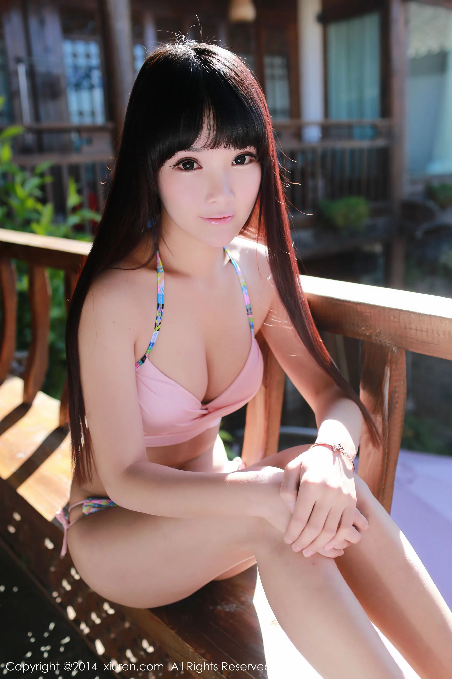 妮儿Bluelabel/刘妮《肚兜+内衣》 秀人网 No.239插图6