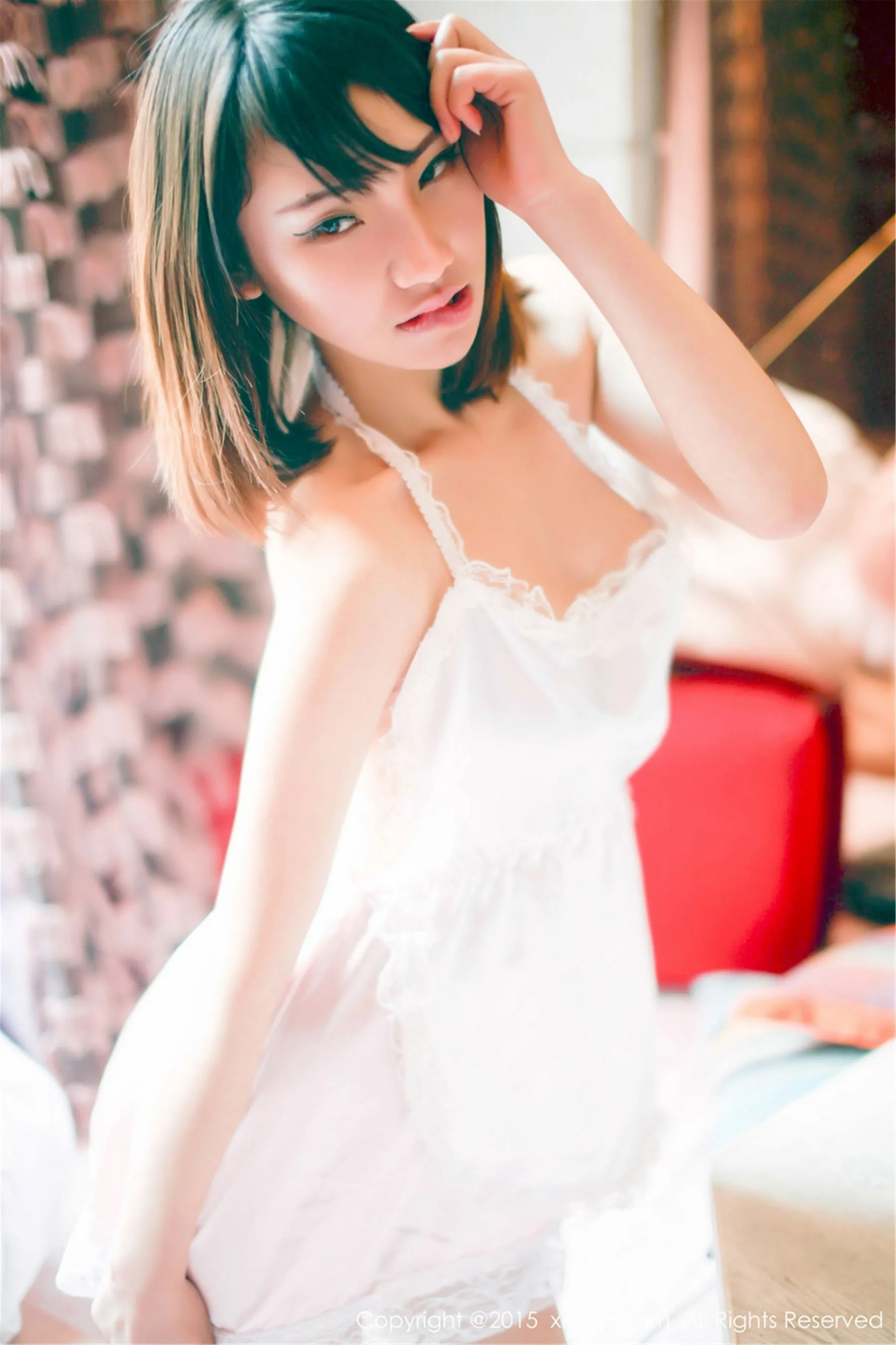 颜浅浅Cindy《挤胸+睡衣系列》 秀人网 No.270插图2