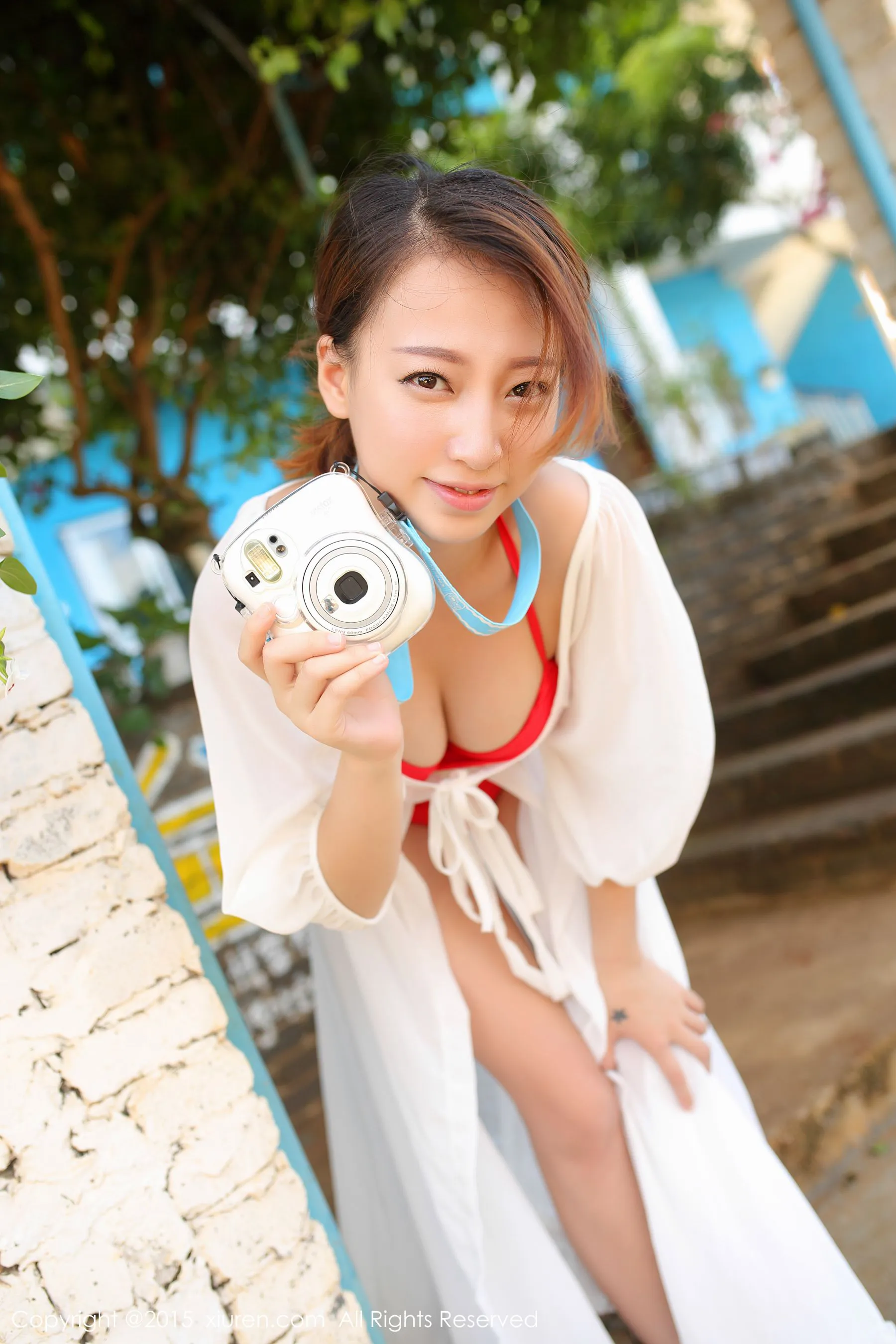 丽莉Lily《涠洲岛旅拍》长裙+死库水 秀人网 No.399插图1