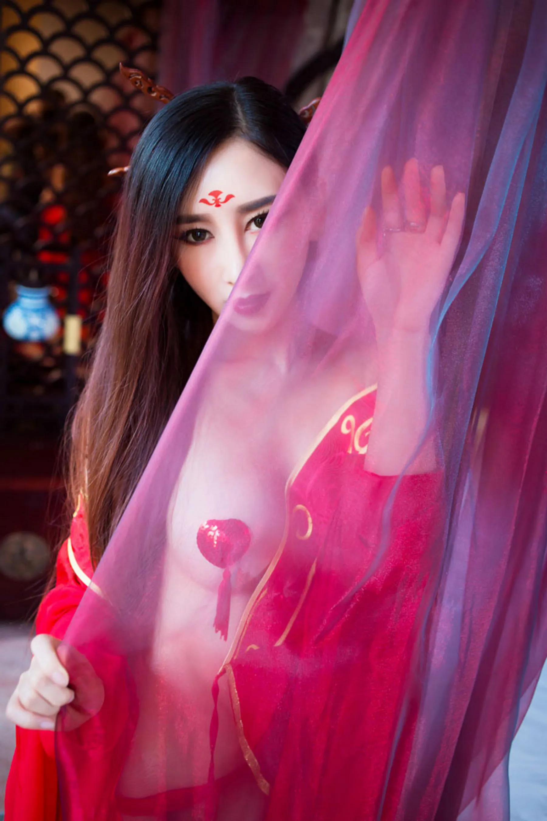 邹晶晶《花千骨 ? 魔化》COS 秀人网 No.382插图4