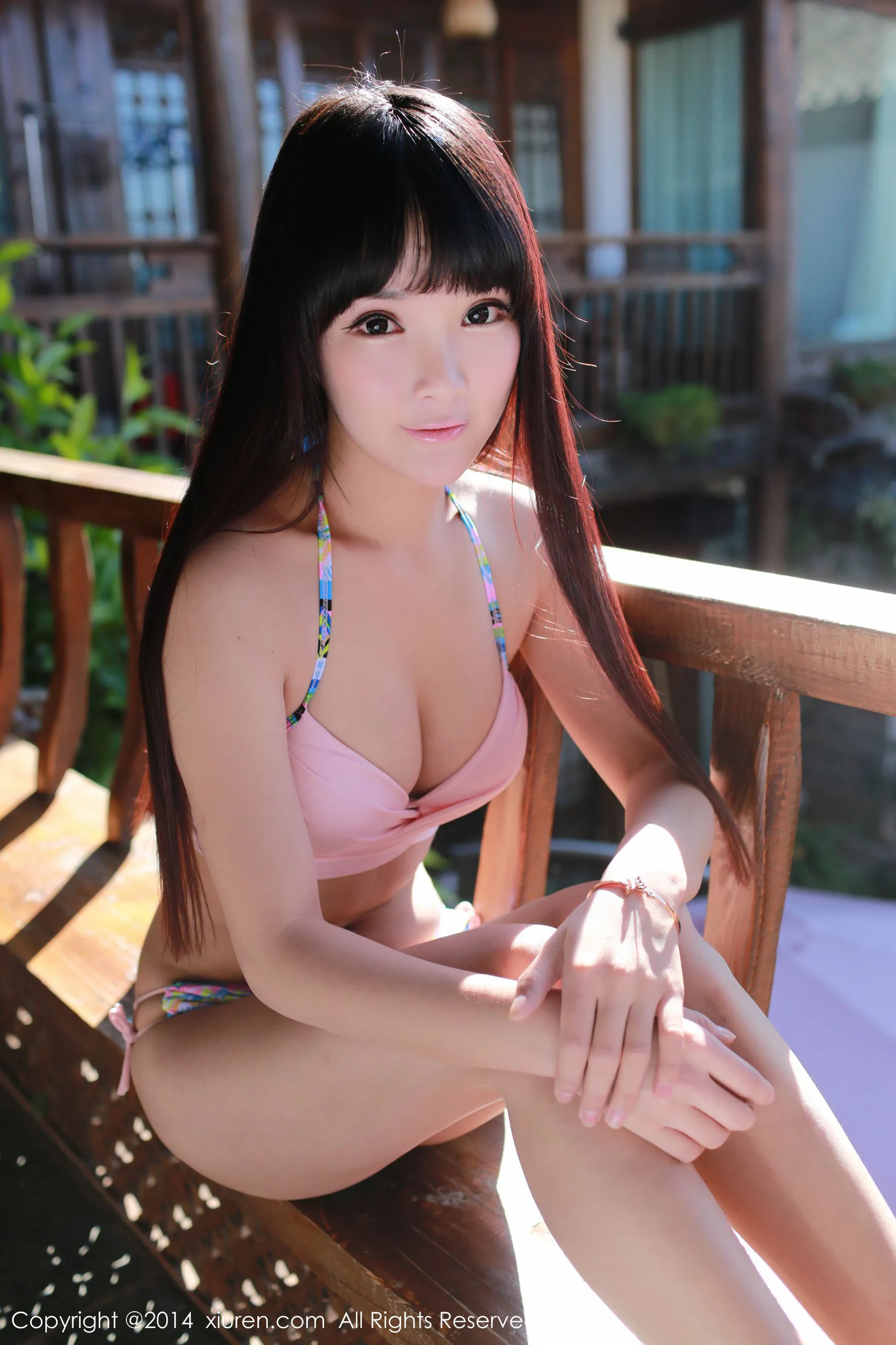 妮儿Bluelabel/刘妮《肚兜+内衣》 秀人网 No.239插图5