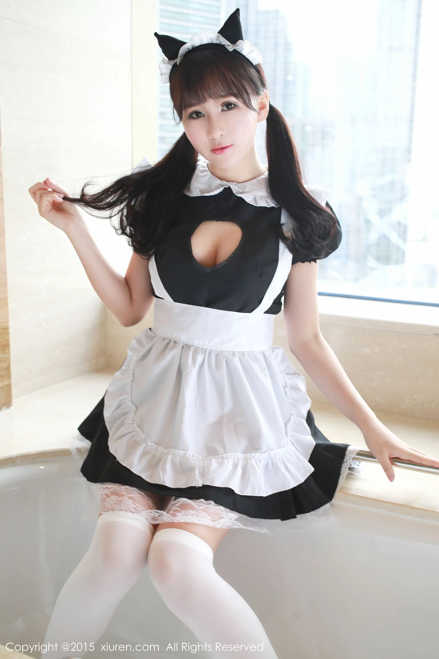 唐雨辰TYC《猫耳COS+睡衣系列》 秀人网 No.340插图6