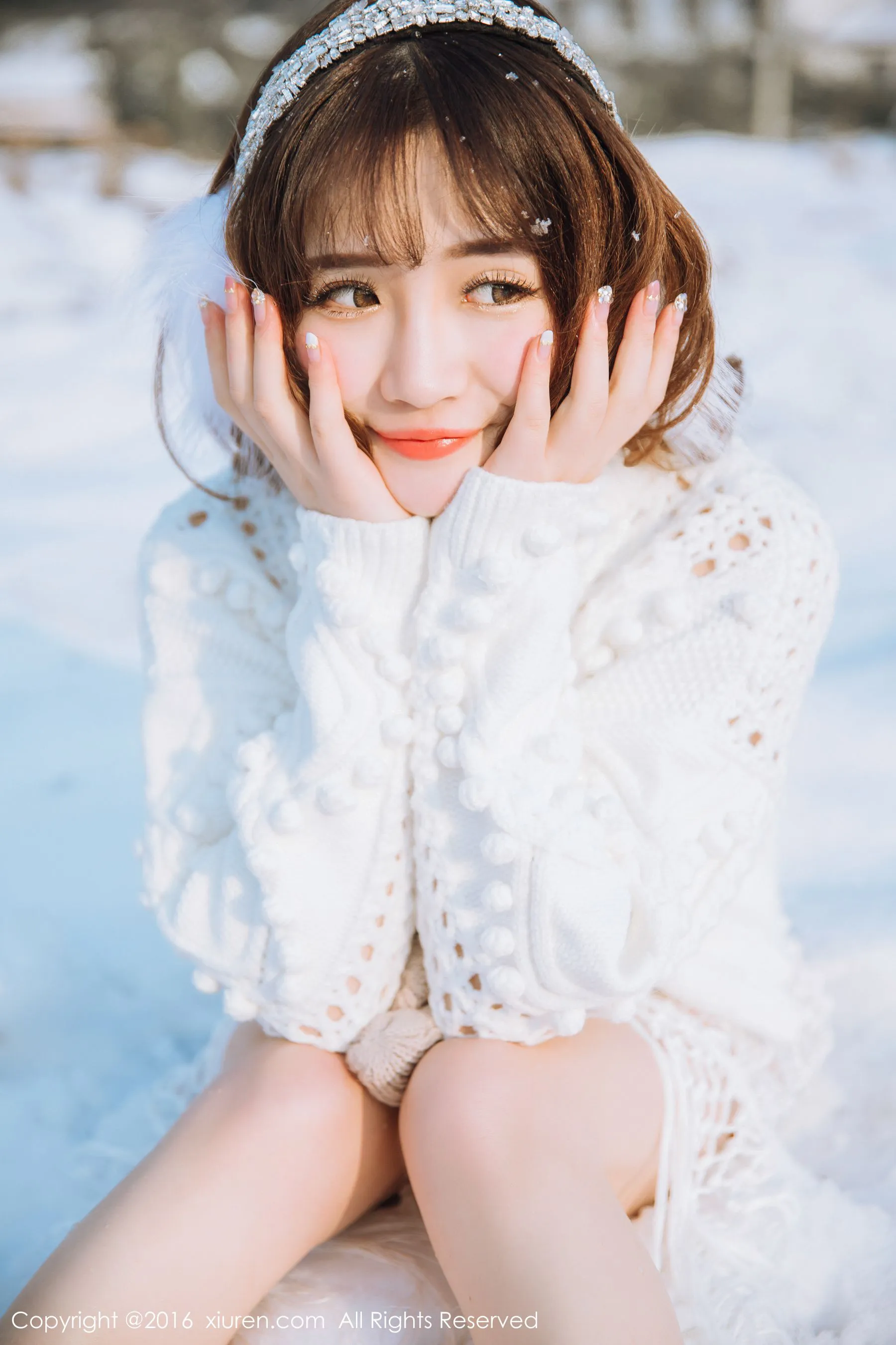 徐cake《新春雪景套图》 秀人网 No.484插图4