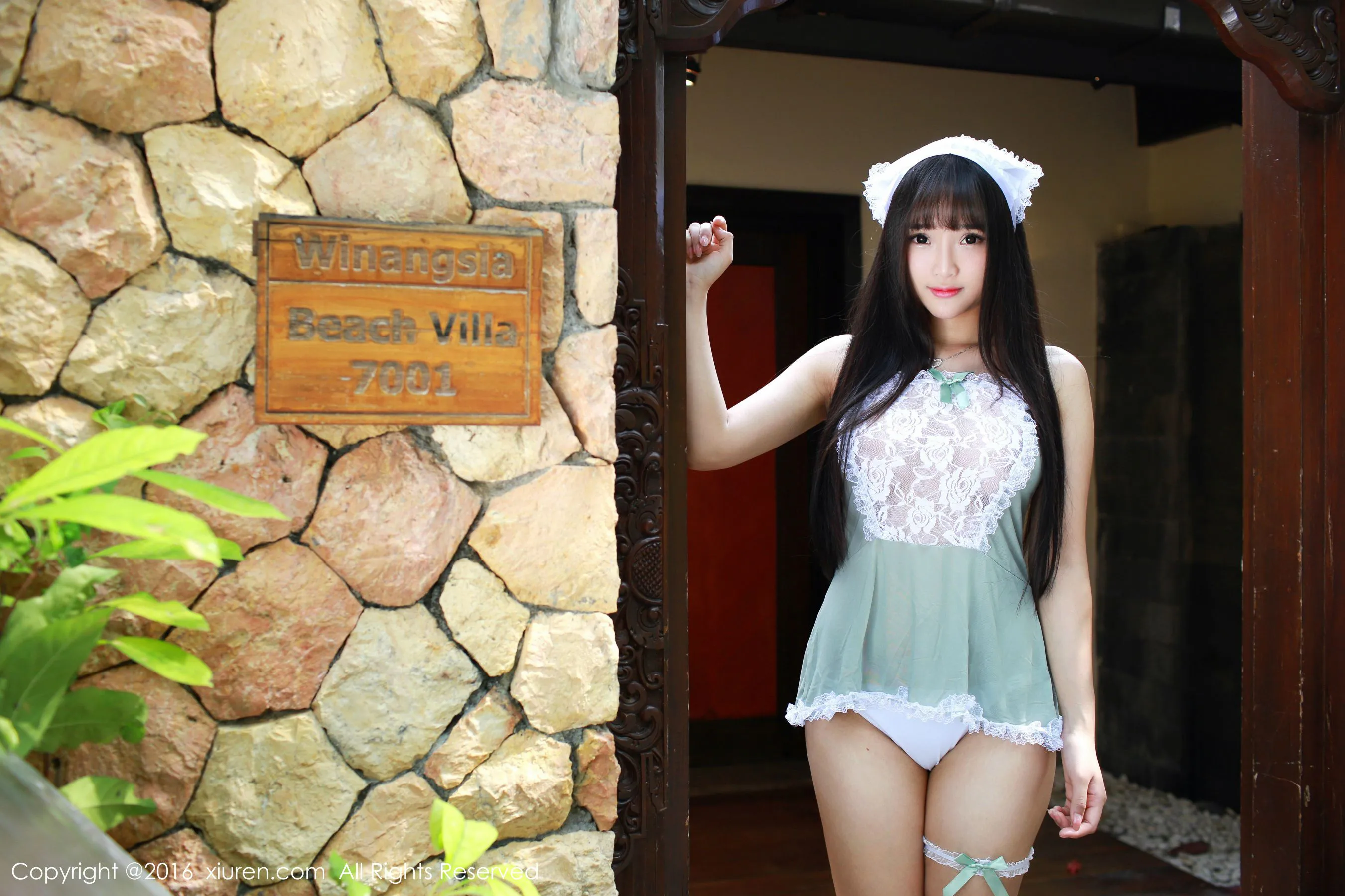 夏瑶baby《清新女仆装+可爱内衣》 秀人网 No.463插图3