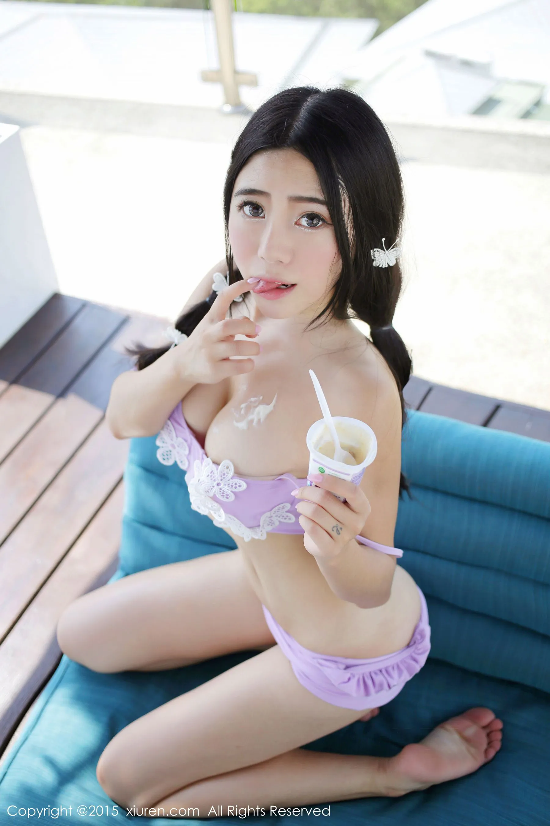 兜豆靓Youlina《苏梅旅拍》比基尼+COS猫女 秀人网 No.445插图7