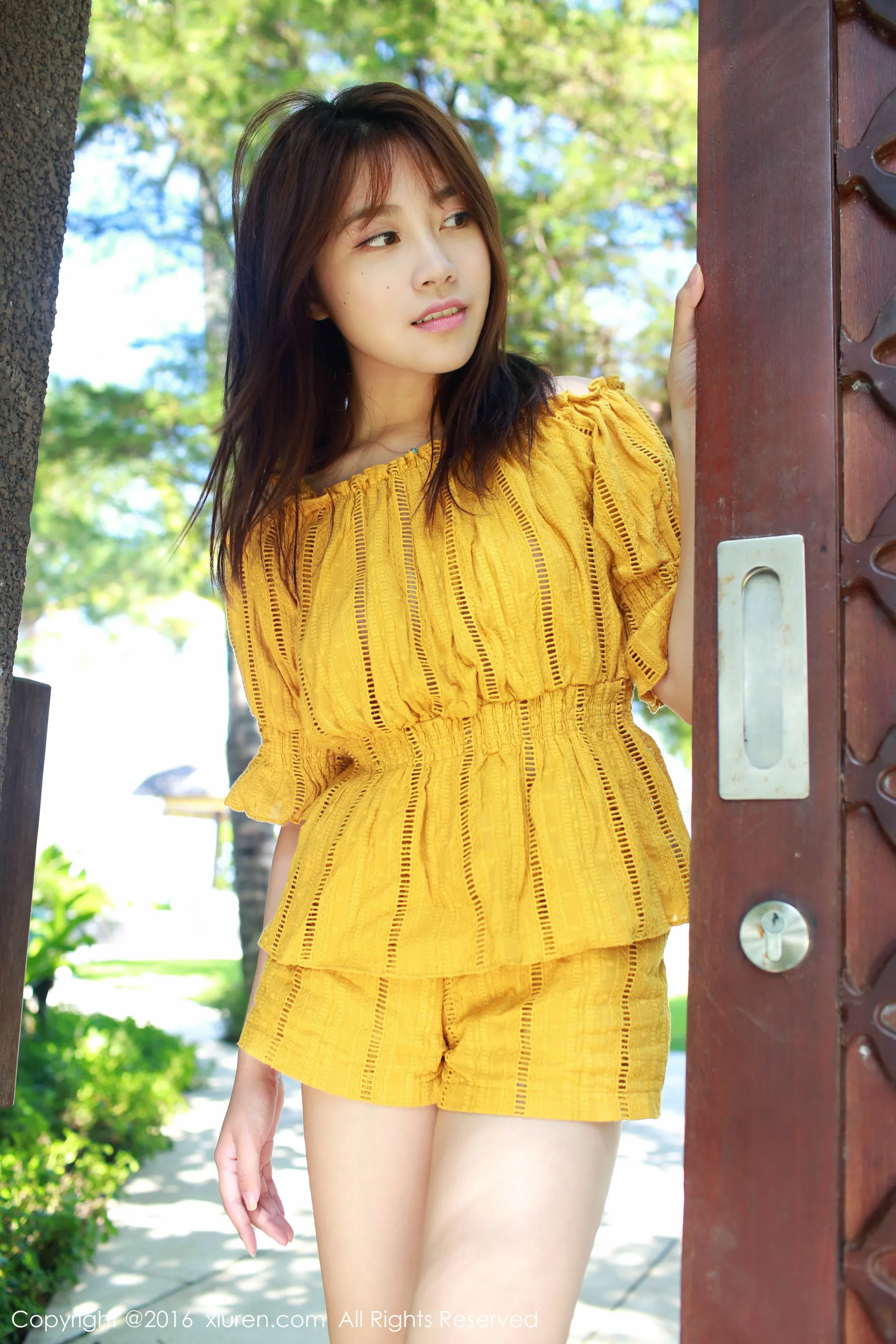 许诺Sabrina《巴厘岛旅拍》小清新系列 秀人网 No.542插图2