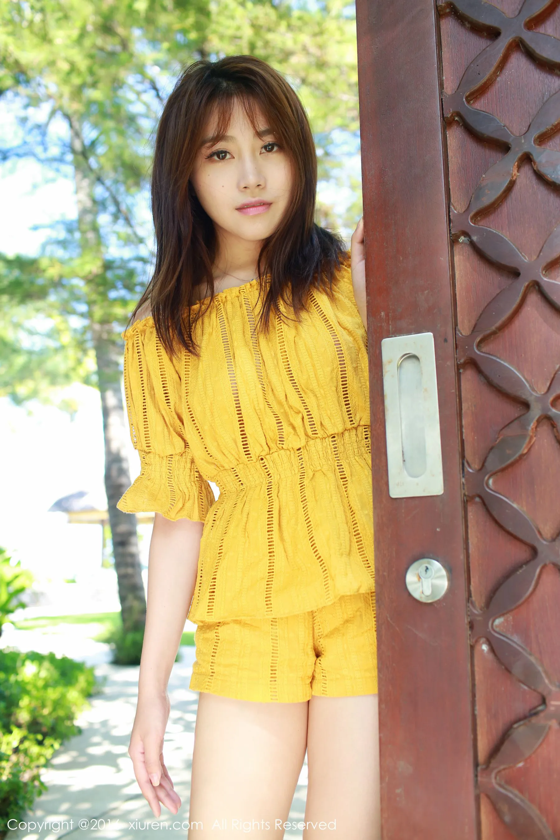 许诺Sabrina《巴厘岛旅拍》小清新系列 秀人网 No.542插图1