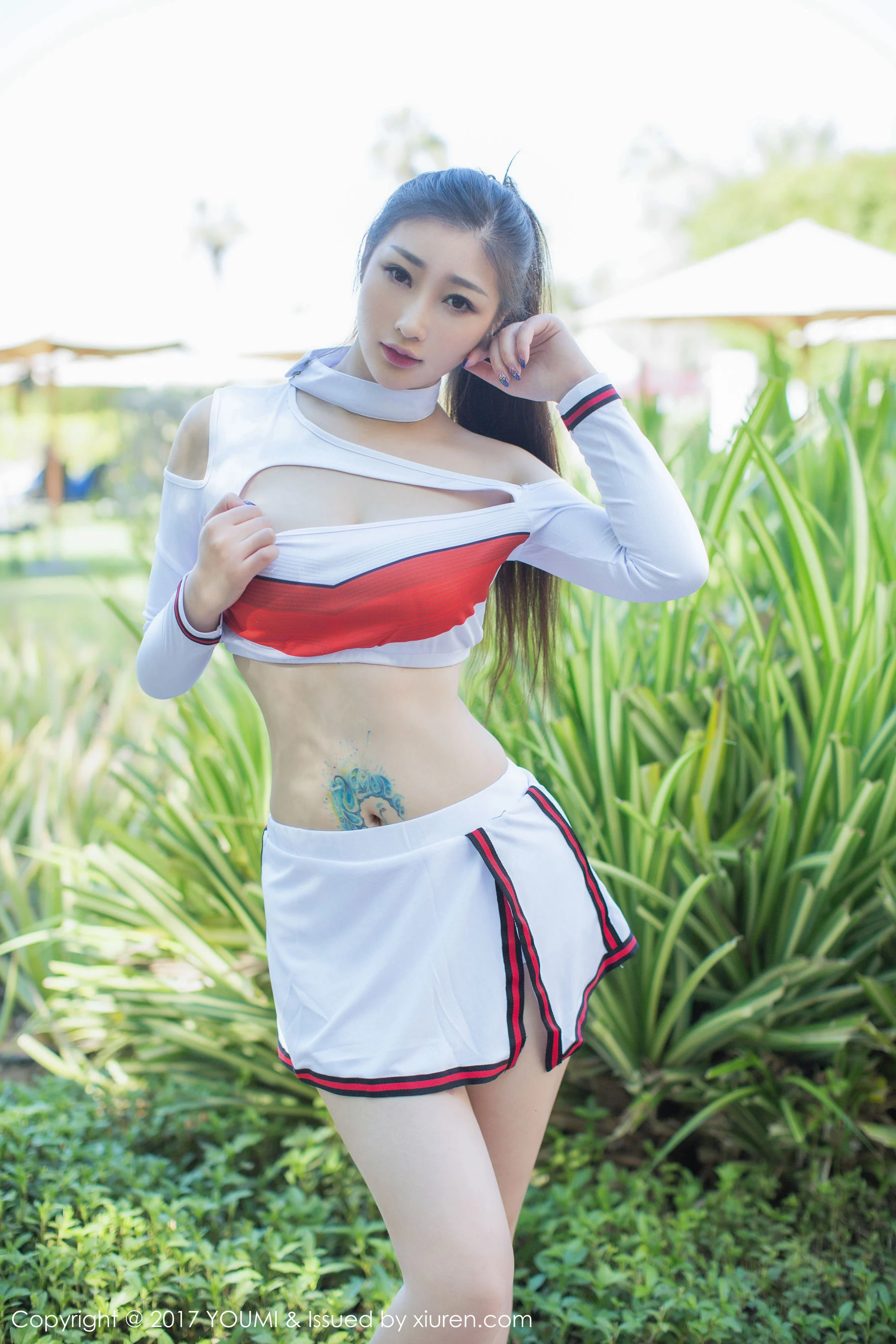 妲己_Toxic《制服+真空金属链》 尤蜜荟 VOL.090插图4