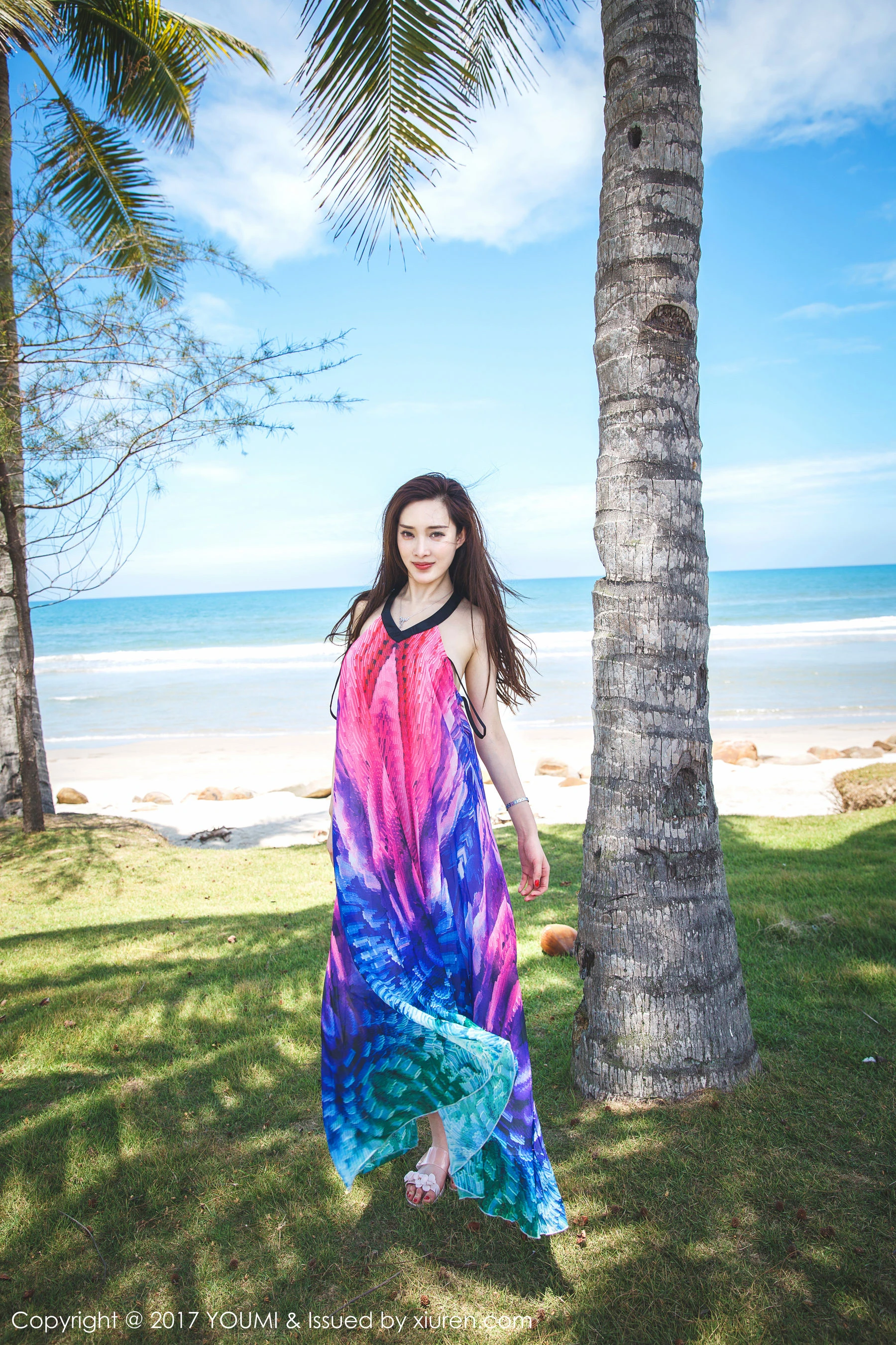 土肥圆矮挫穷《沙滩比基尼+韵味长裙》 尤蜜荟YouMi Vol.029插图7