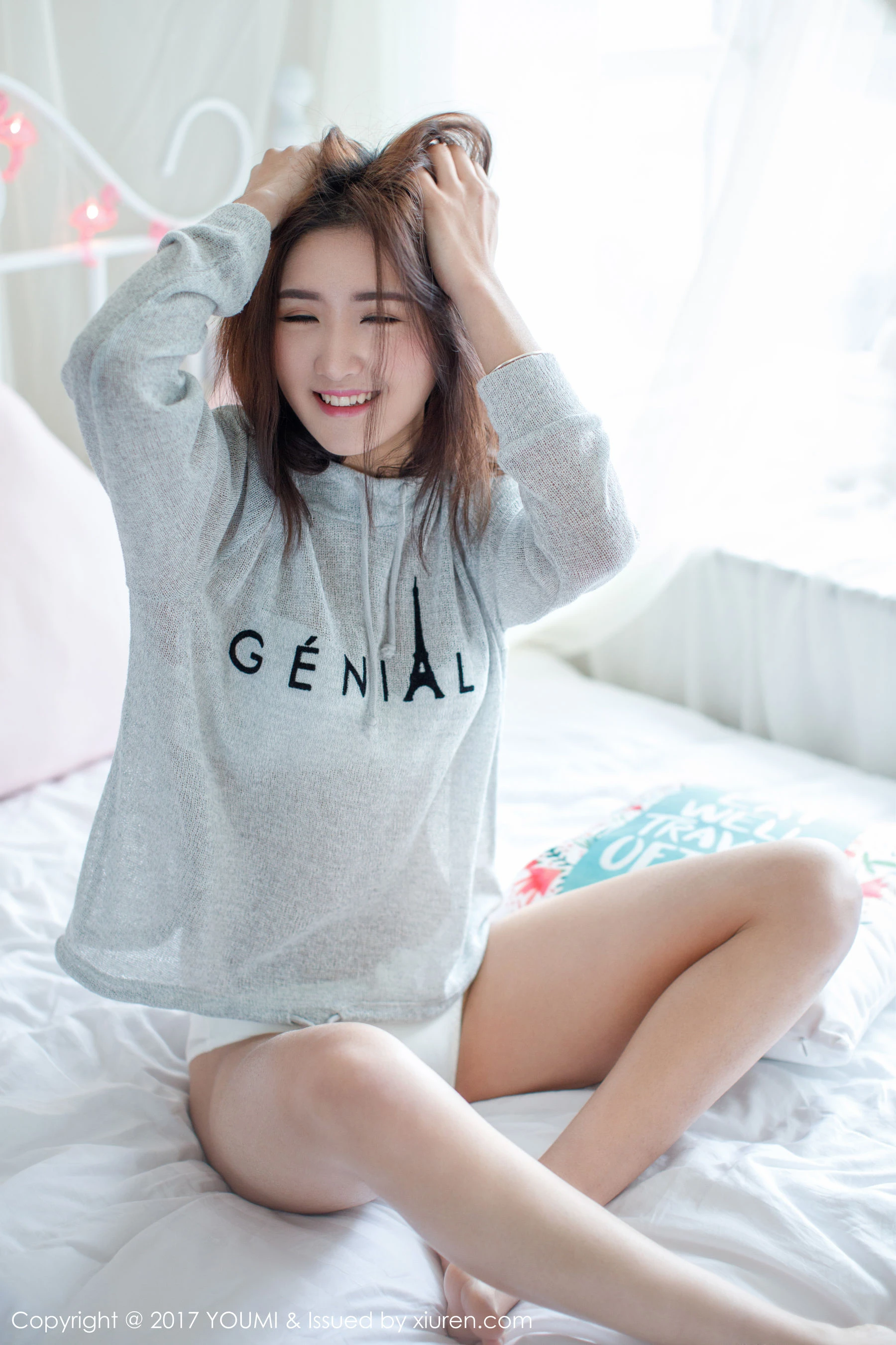 周琰琳LIN《性感蕾丝内衣+护士制服诱惑》 尤蜜荟YouMi Vol.026插图5