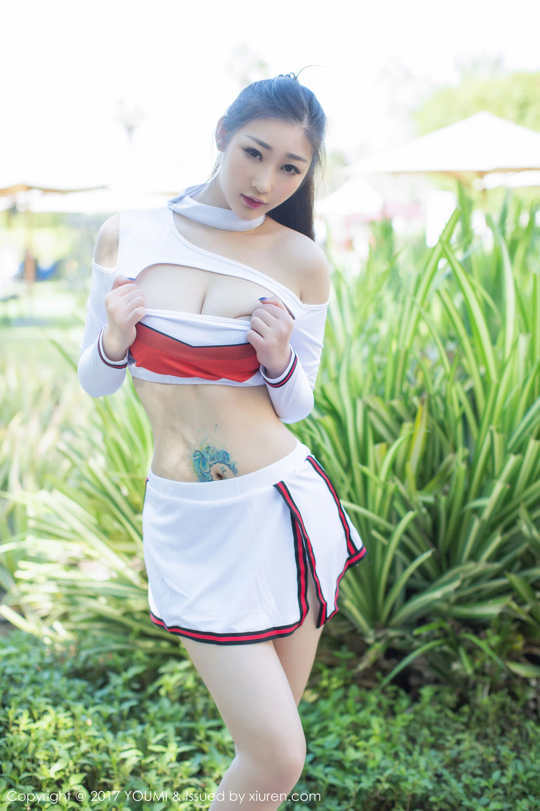 妲己_Toxic《制服+真空金属链》 尤蜜荟 VOL.090插图3