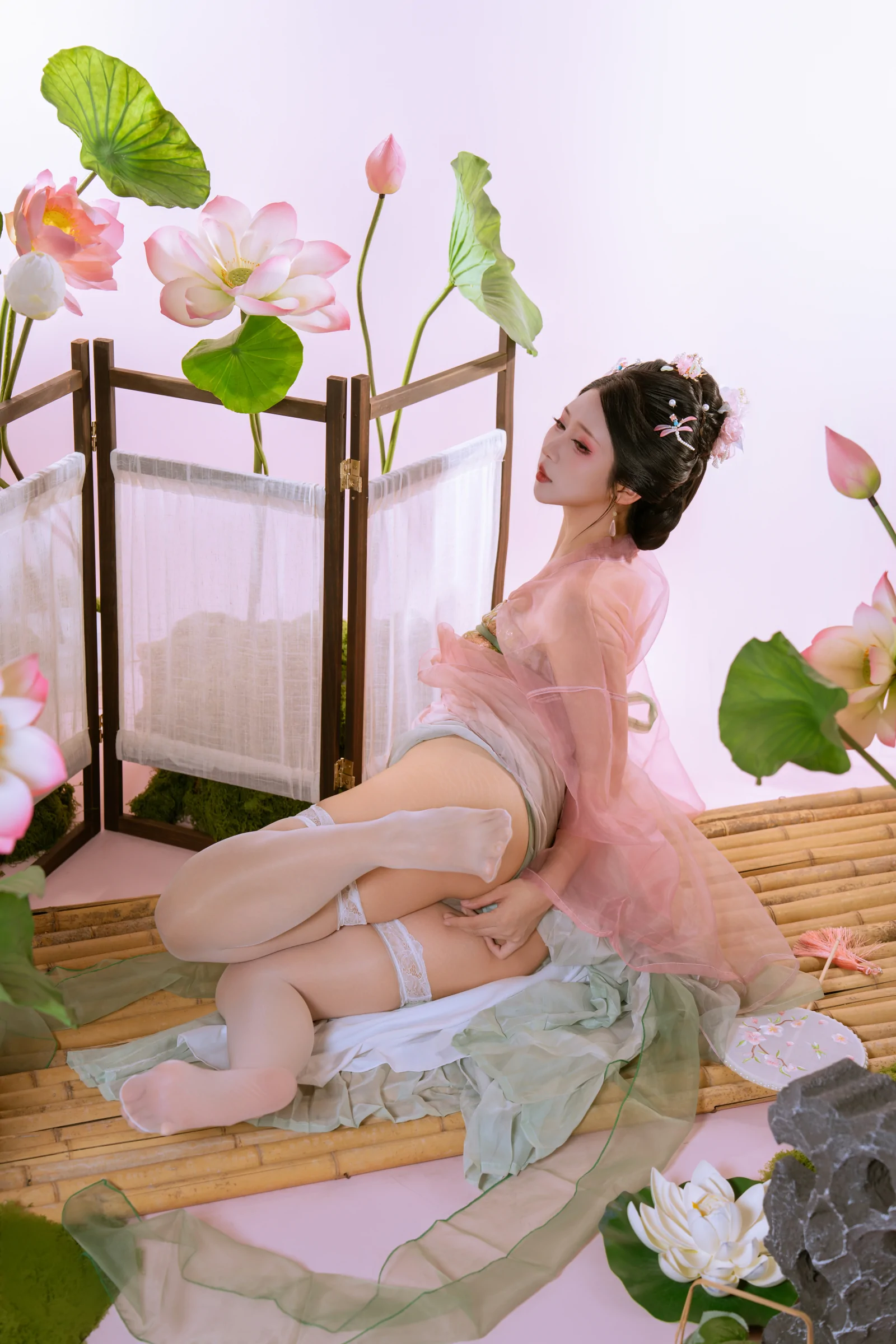 云溪溪 – 奶桃 – 采莲 [90P]插图1