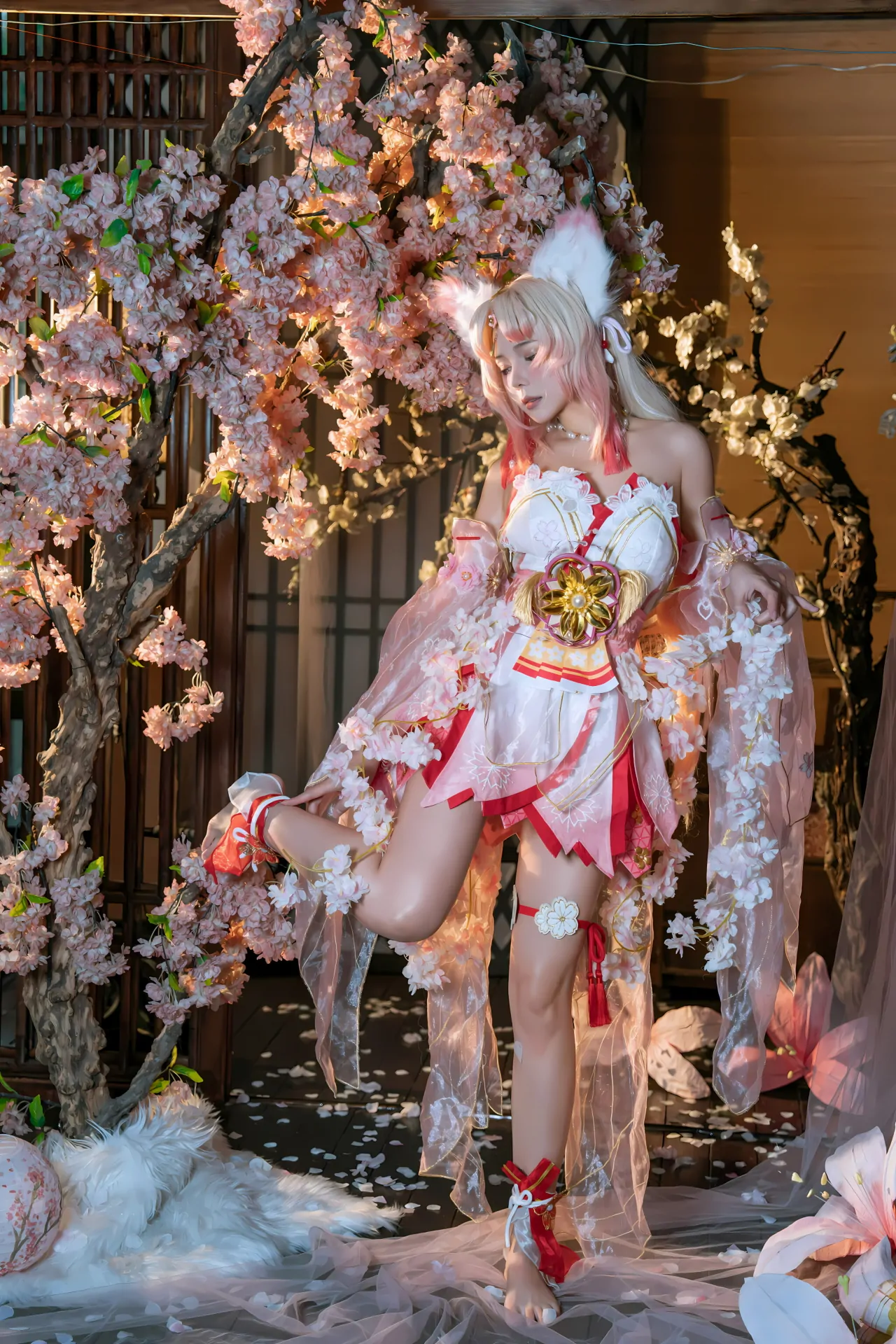 七月喵子 – 胡桃 [50P]插图6