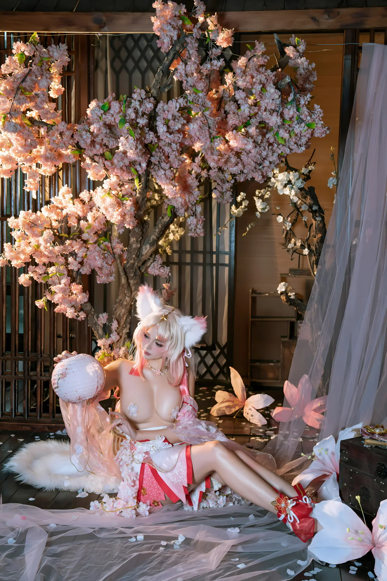 七月喵子 – 胡桃 [50P]插图9