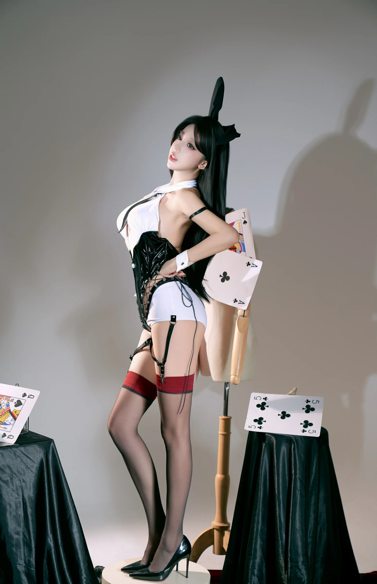 过期米线线喵 – 兔女郎 [49P]插图5