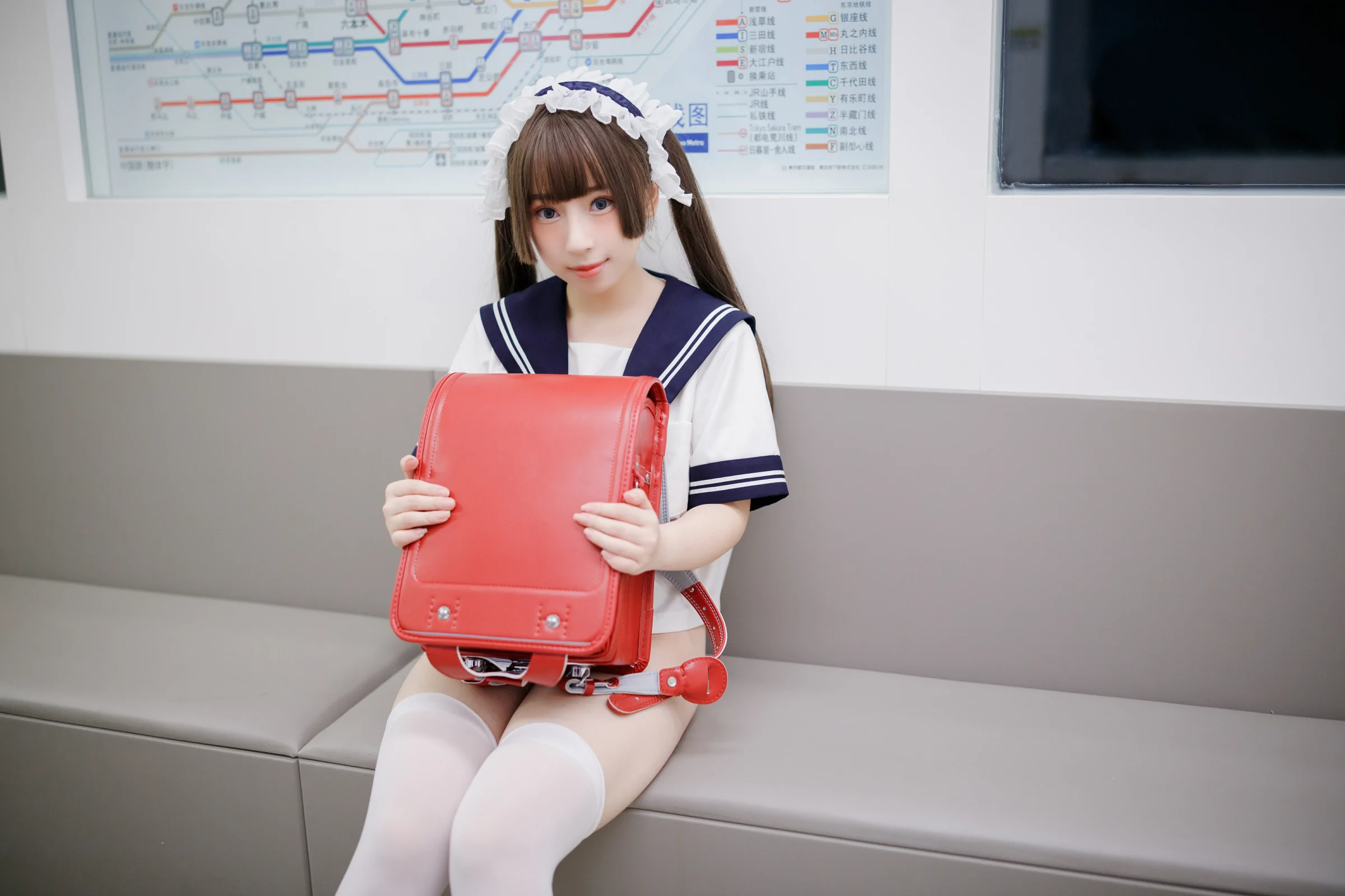 胡桃猫Kurumineko – 电车痴女 [84P]插图1