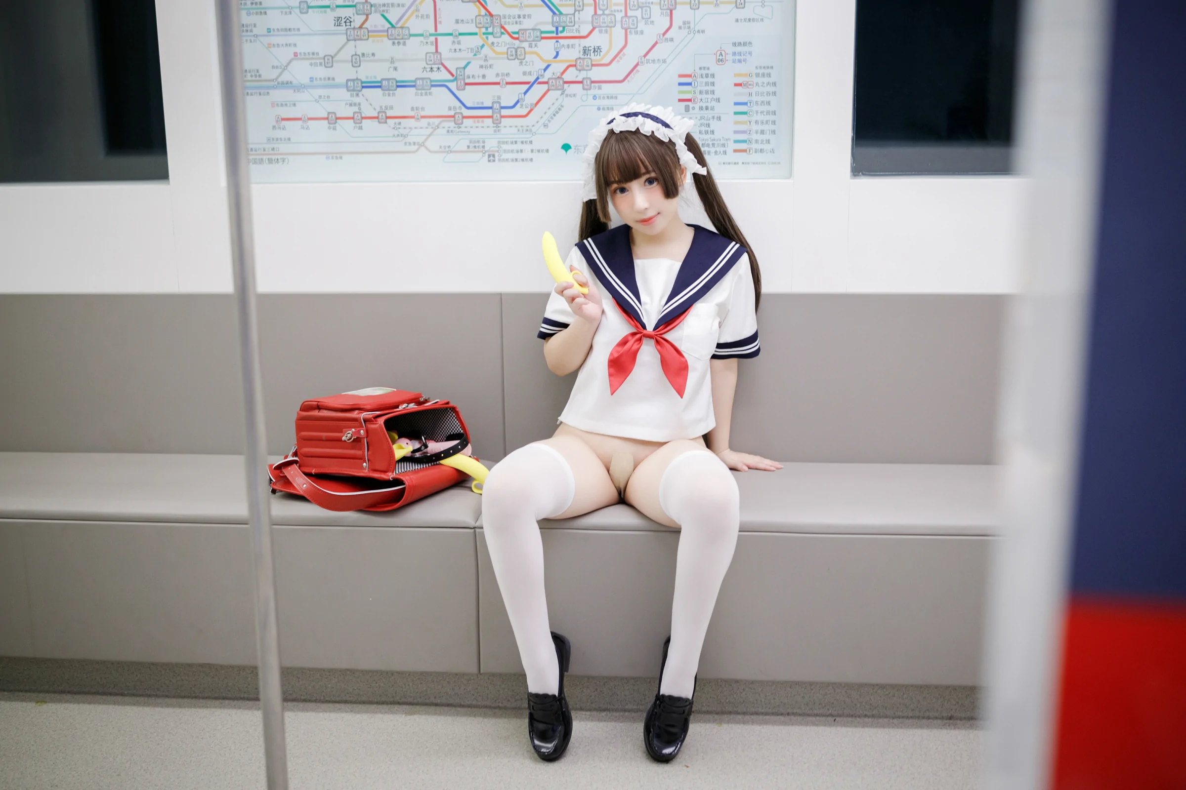 胡桃猫Kurumineko – 电车痴女 [84P]插图6