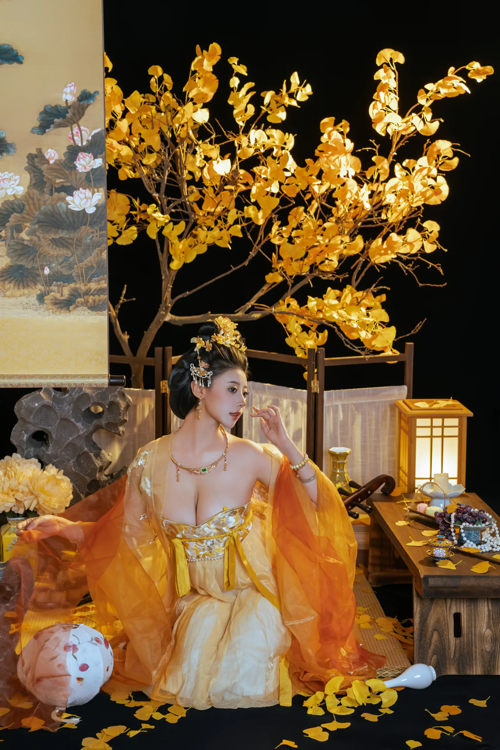 奈汐酱 – 金笺寄月 [90P]插图1