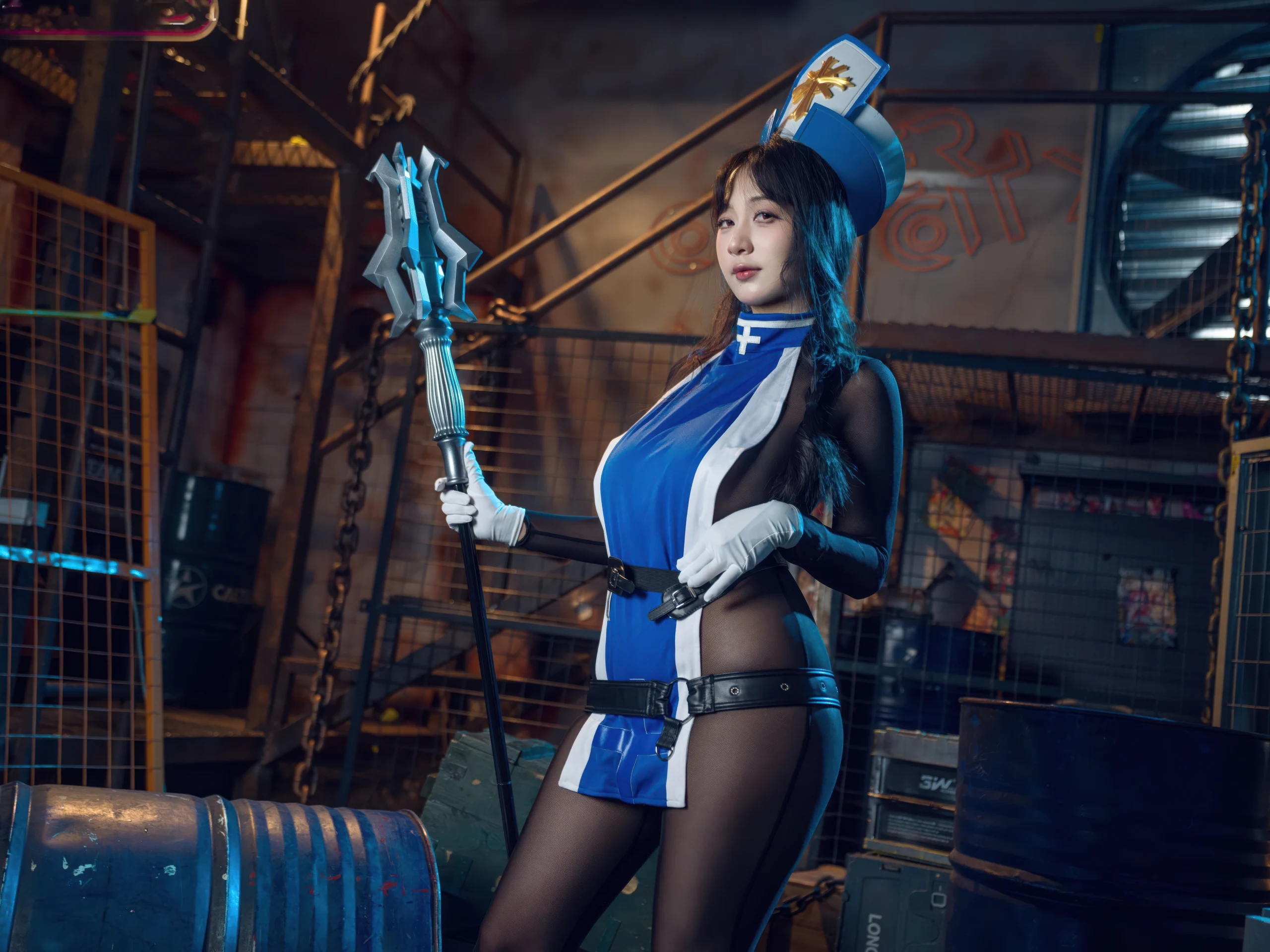 浅安安 – Nikke胜利女神 梅登·冰玫瑰 [84P]插图1