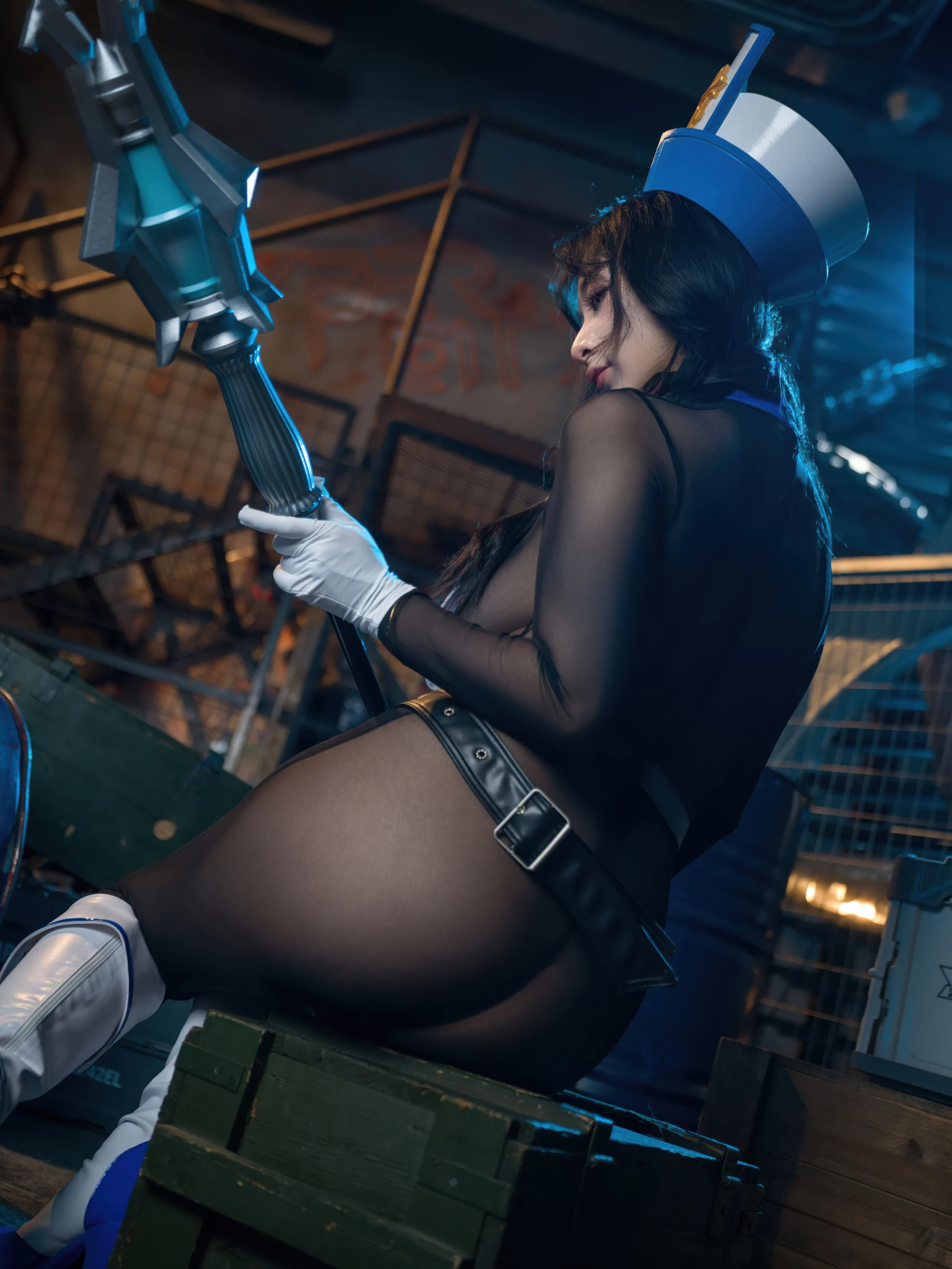 浅安安 – Nikke胜利女神 梅登·冰玫瑰 [84P]插图4