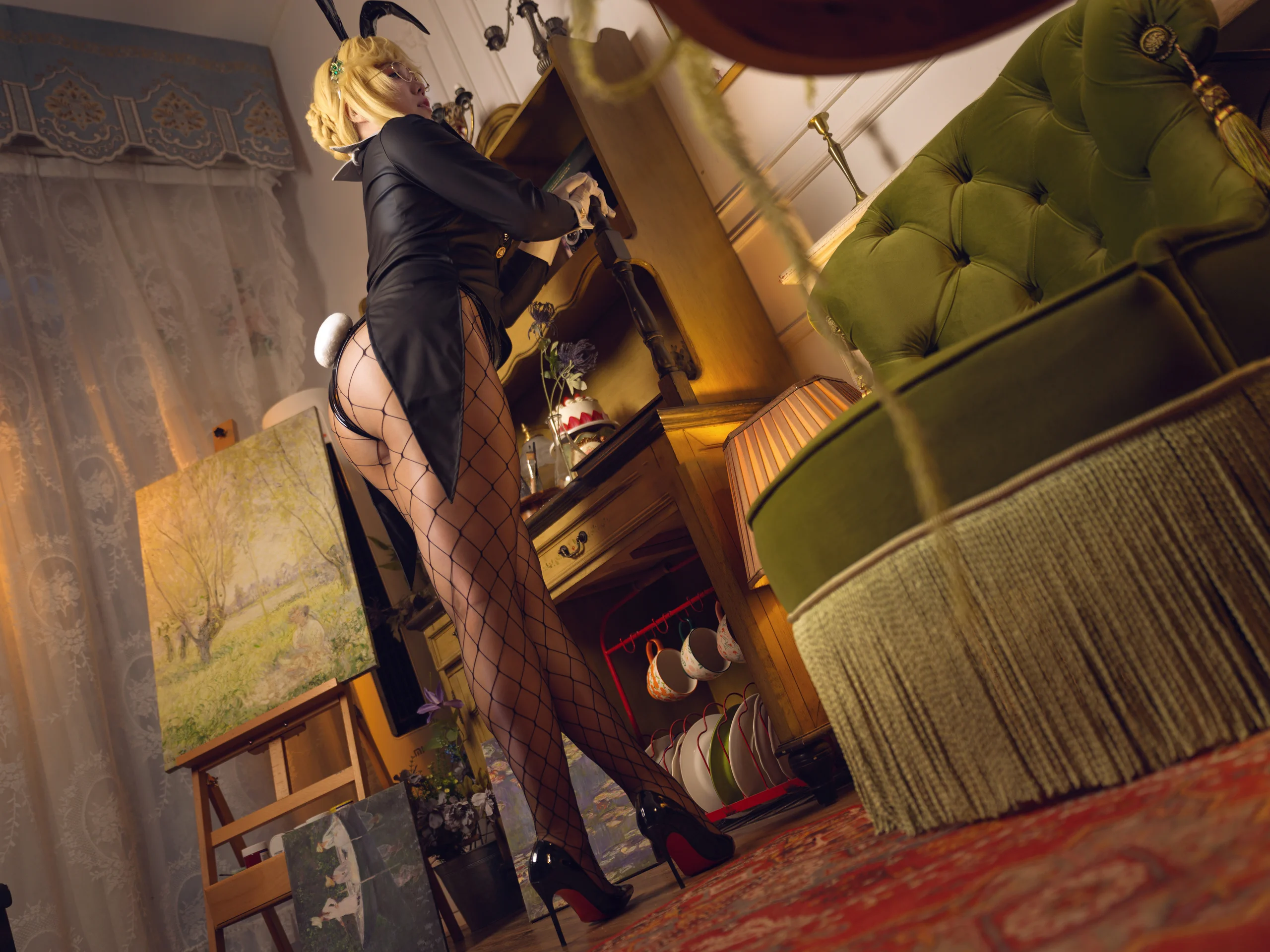 麻花酱 – 胜利女神 妮姬 爱德 兔女郎 [33P]插图5